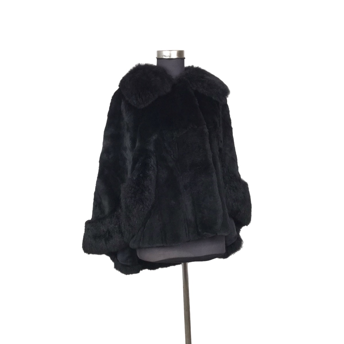 Vintage - Vintage Glamorous Comfy Fur Poncho Jacket - 1