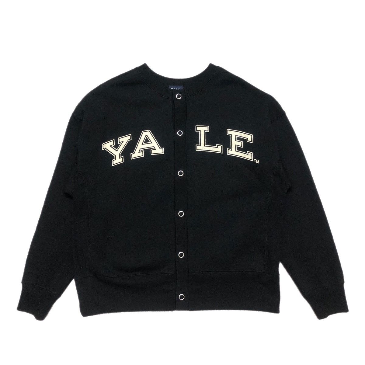 Japanese Brand - Yale University Snap Button Cardigan - 1
