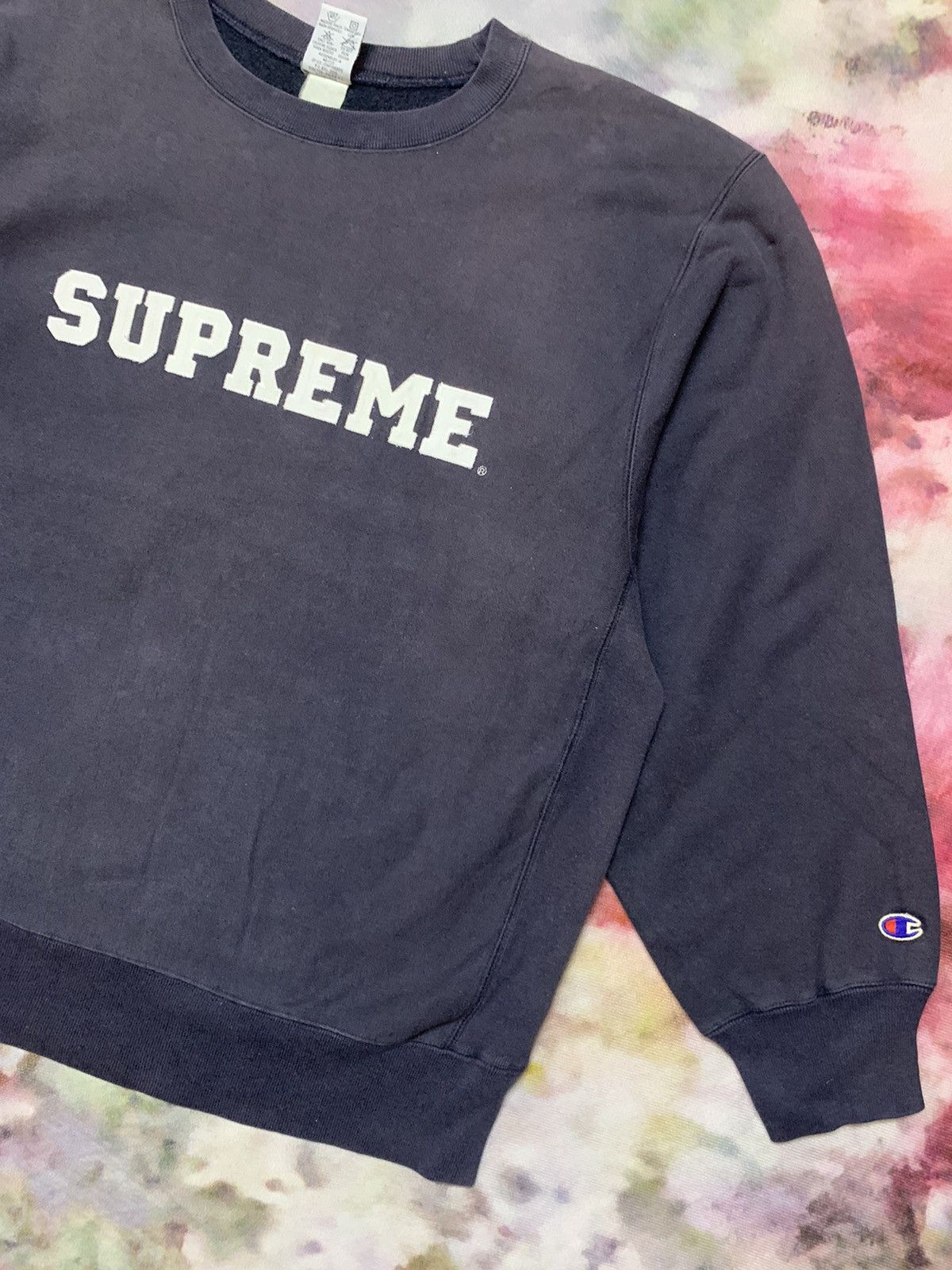 Vintage SUPREME Champion Reverse Weave Sun Faded - 5