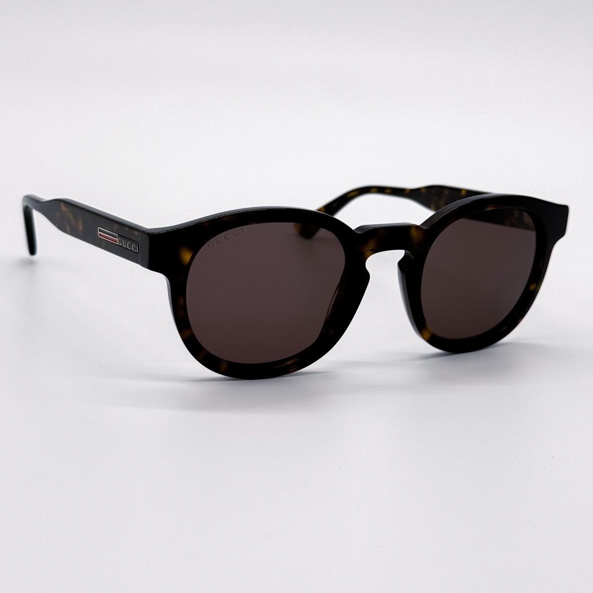 NEW GUCCI GG0825S 002 HAVANA BROWN ROUND UNISEX SUNGLASSES - 5