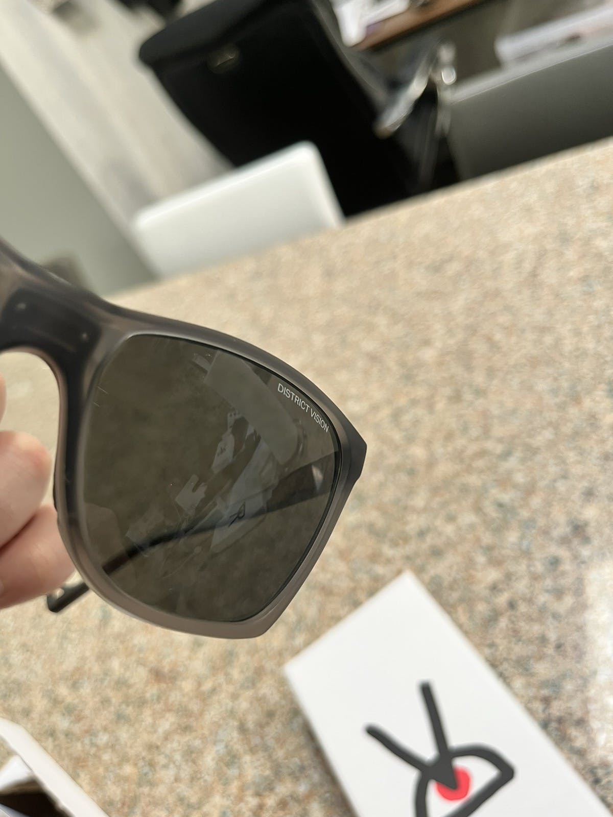 District Vision Water Gray Keiichi Gray Sunglasses - 8