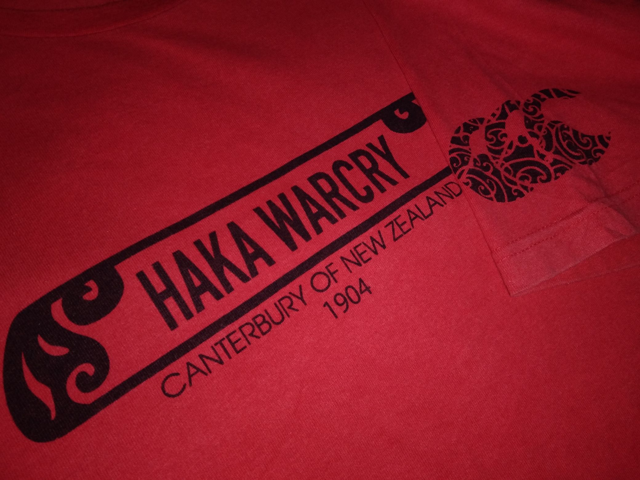 Vintage Canterbury Haka Warcry tshirt - 1