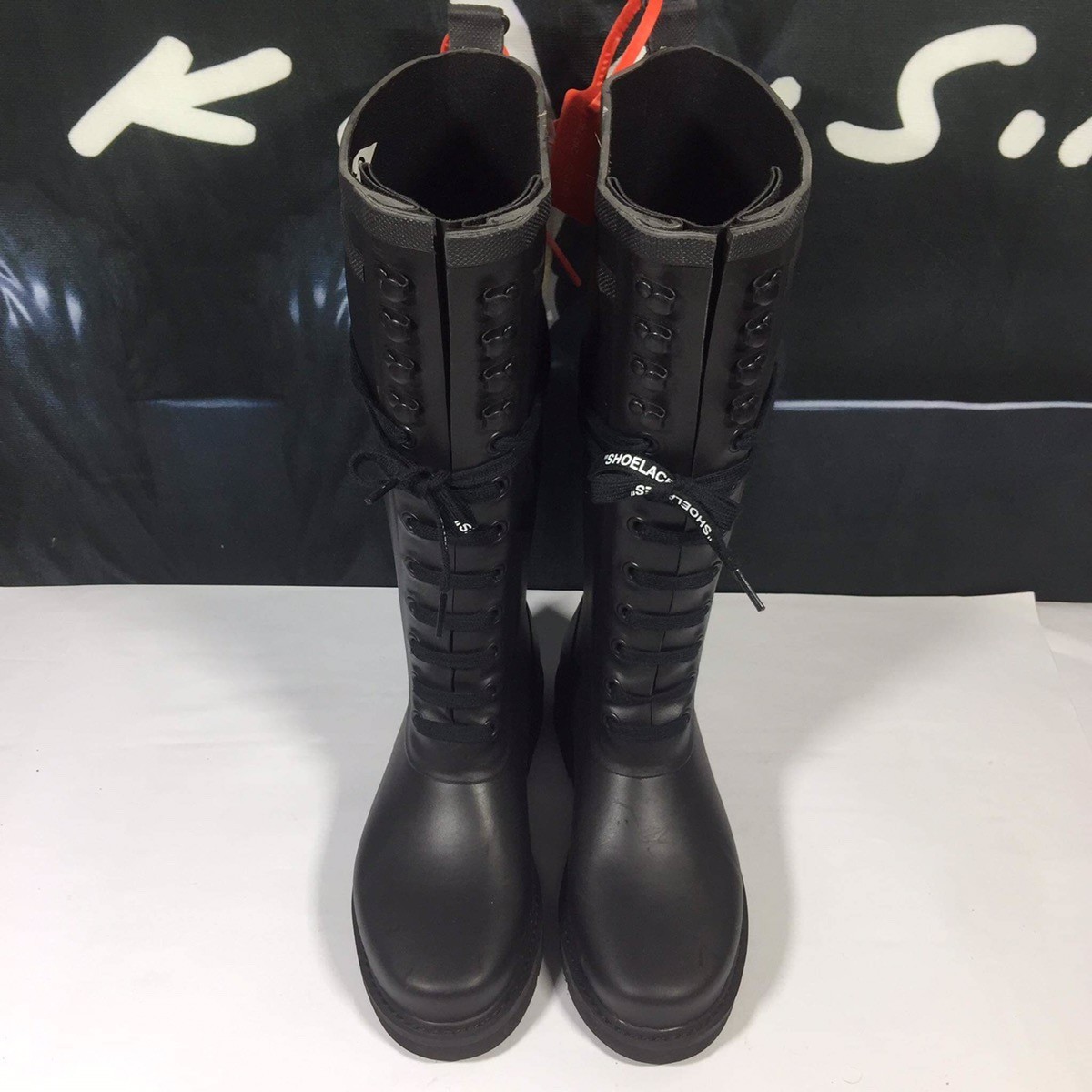 “For Riding “ Black Rubber Boots - 4