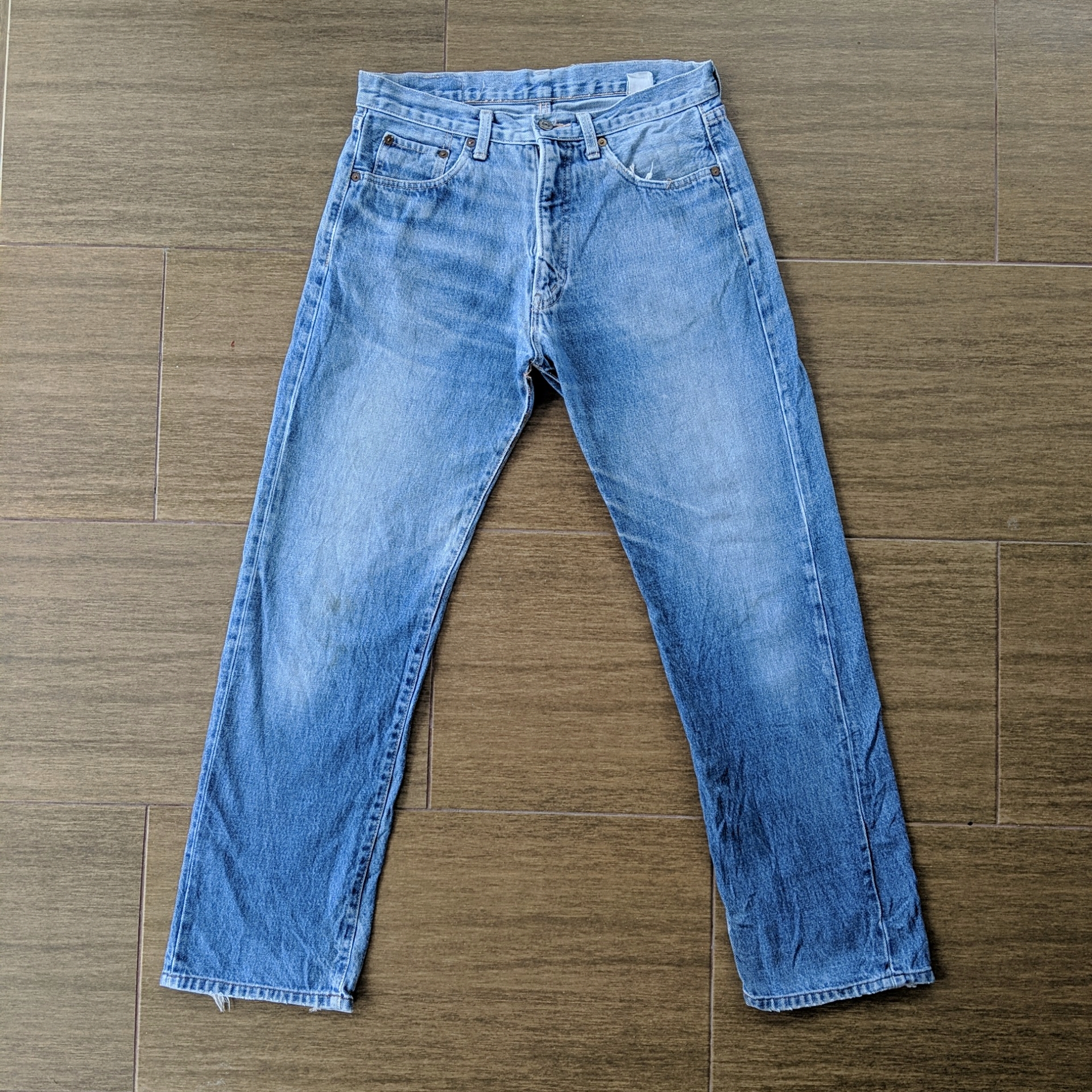 Beams Tokyo Light Wash Faded 5 Pockets Denim Jeans Pants - 1