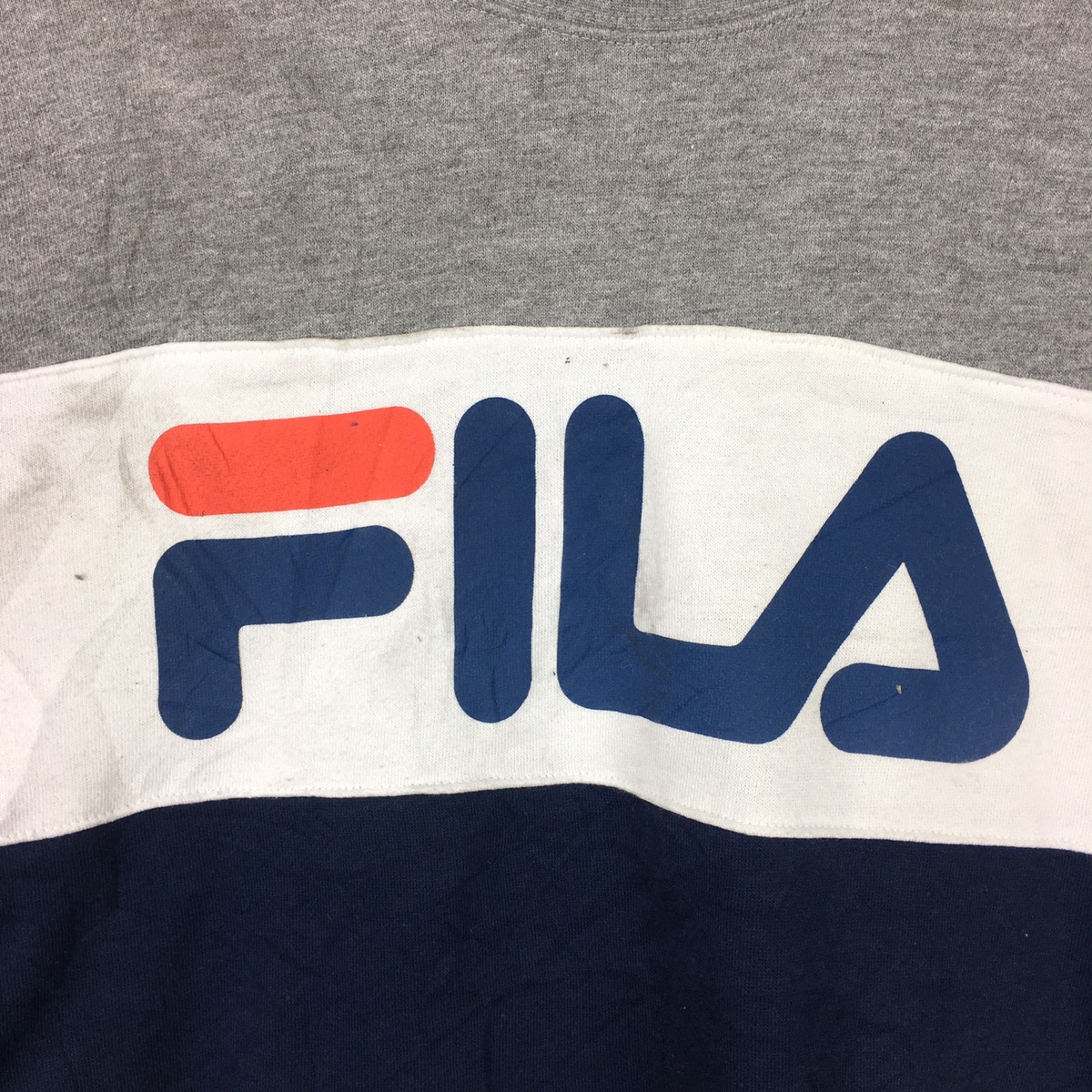 Vintage FILA ITALIA Big Logo Navy Blue Crewneck Sweater Sweatshirt Pullover Jumper Bjorn Borg Tennis Gym outlet Running Sport Logo