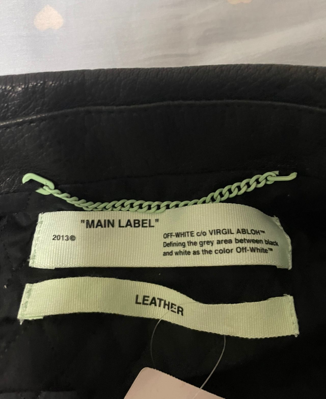 Off-white A2 Lambskin Leather Jacket S - 5
