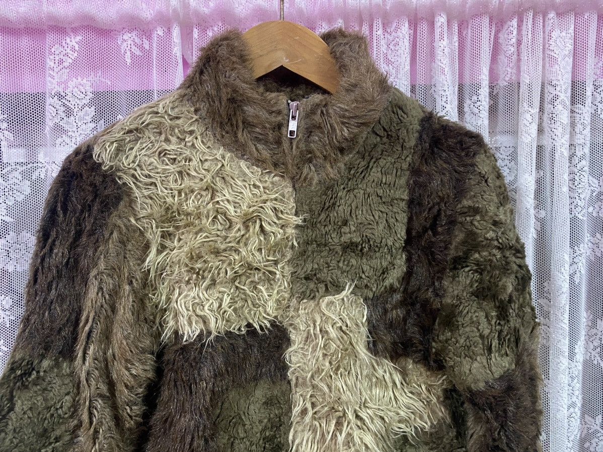 Rare Issey Miyake Patchwork Faux Fur Cropped - 7