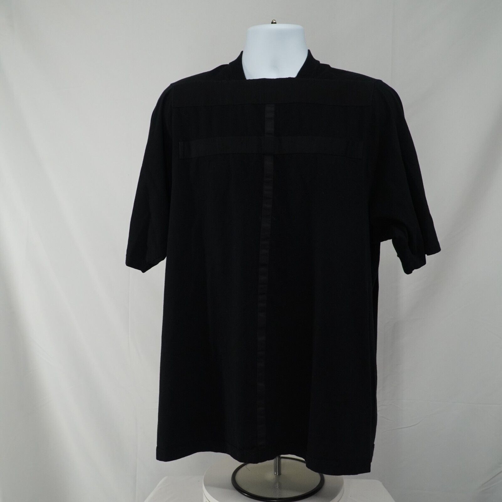 DRKSHDW PROTO Black Short Sleeve Tee Geometric Tunic - 19