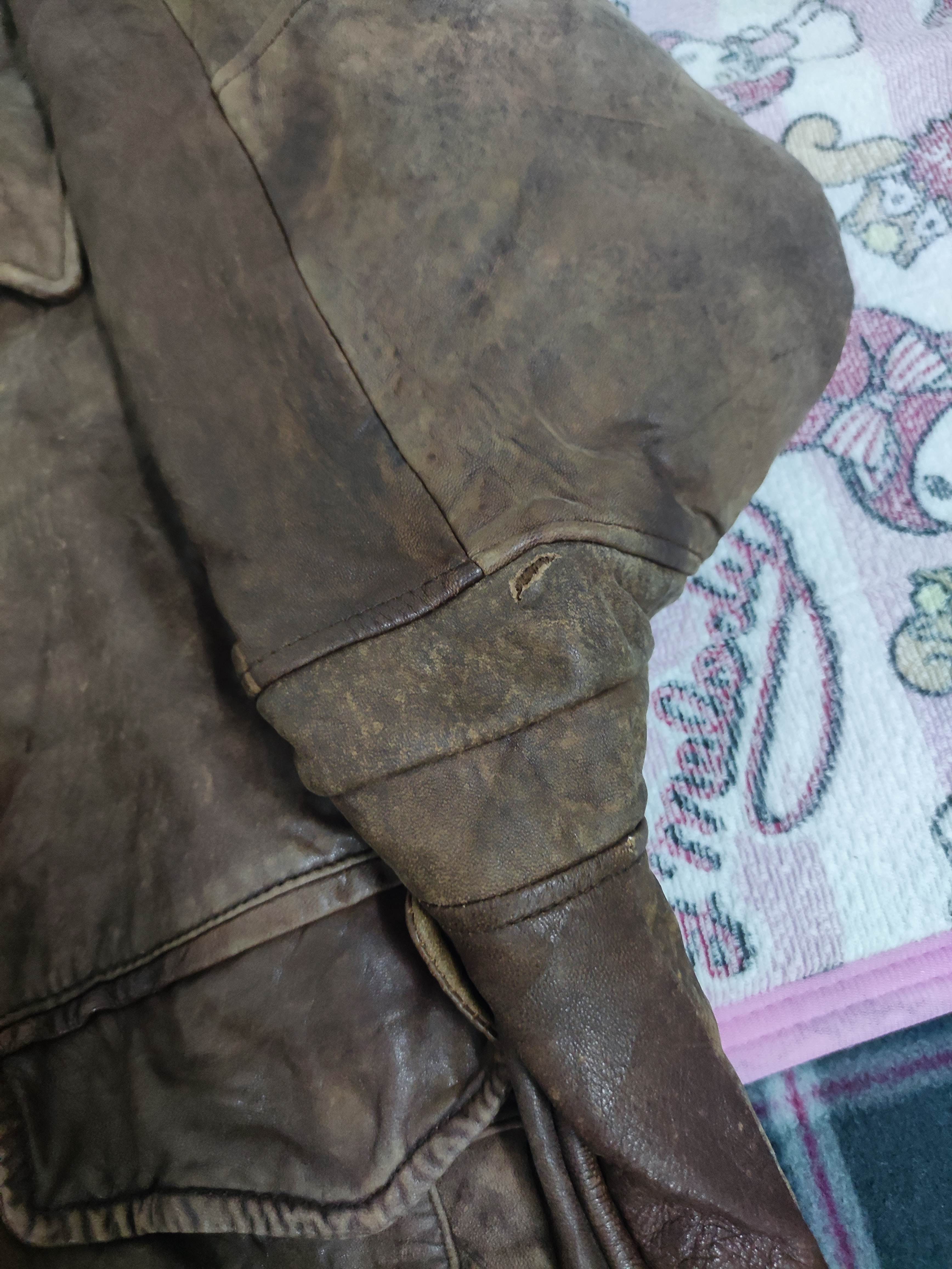 Vintage Lmdgees Sheep Leather Jacket Zipper - 7