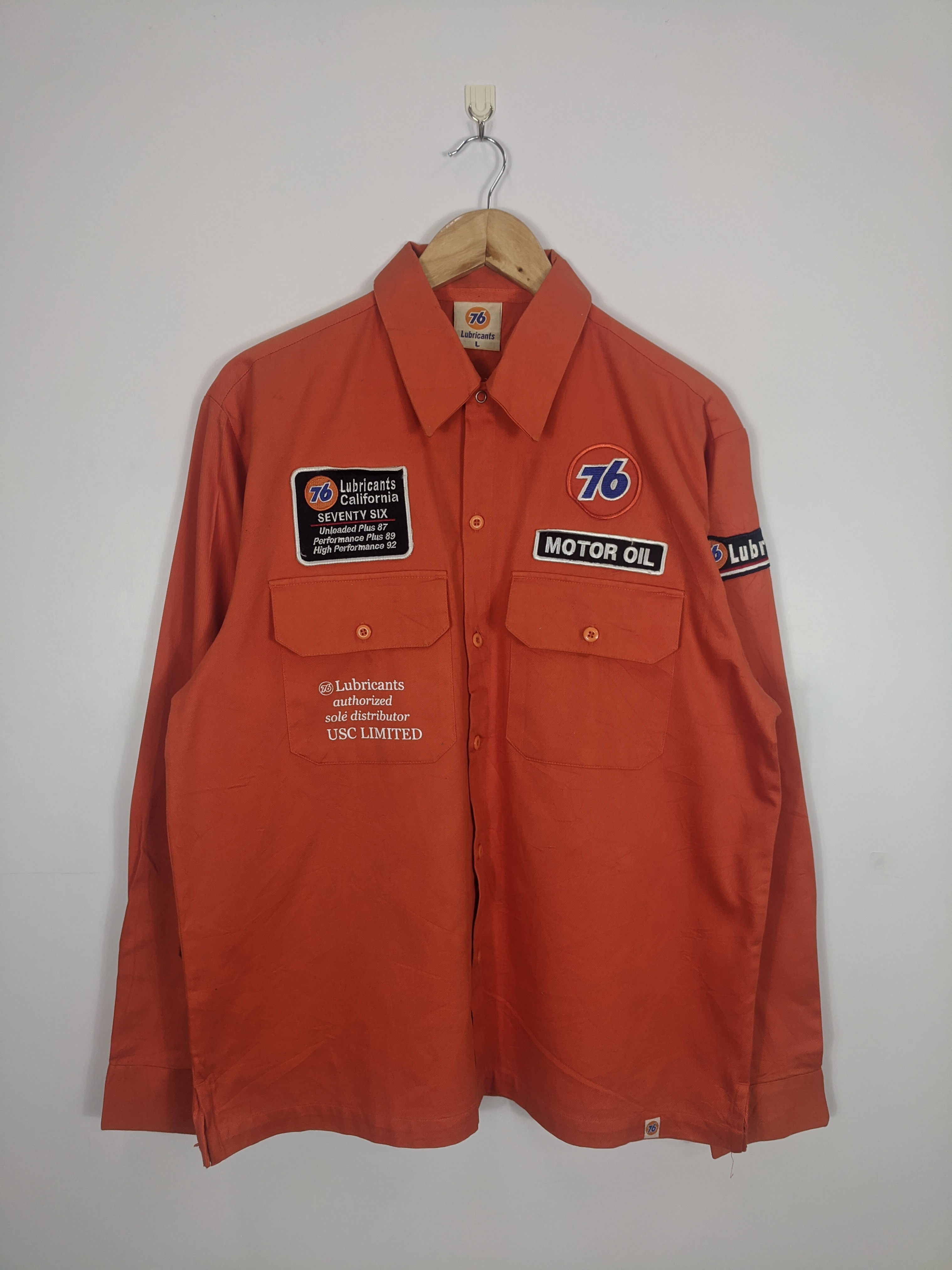 Vintage - Vintage 76 Lubricant Racing Jacket Full Patch - 1