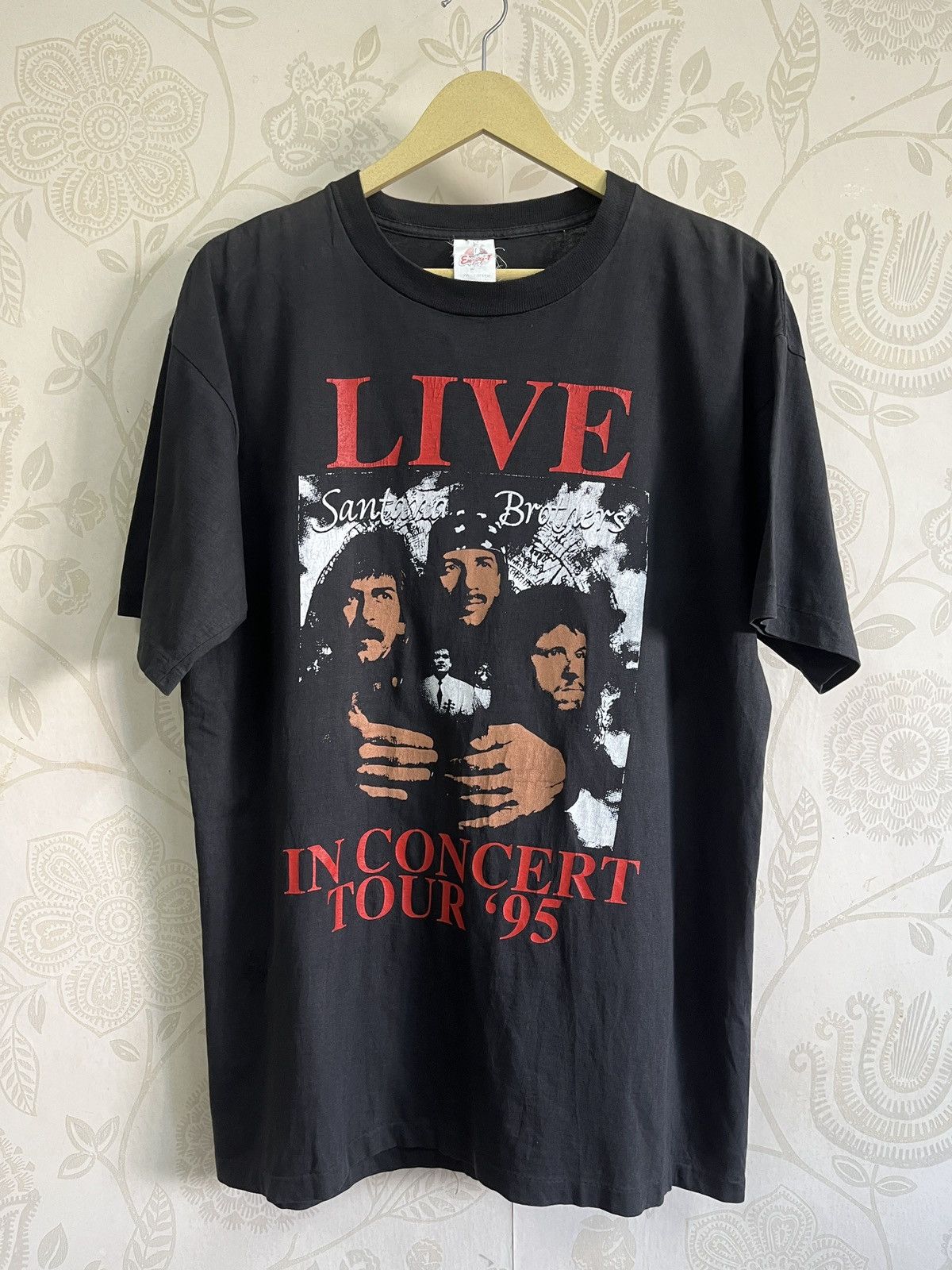 Vintage - Rock Santana Brothers In Concert Tour 95 TShirt - 3