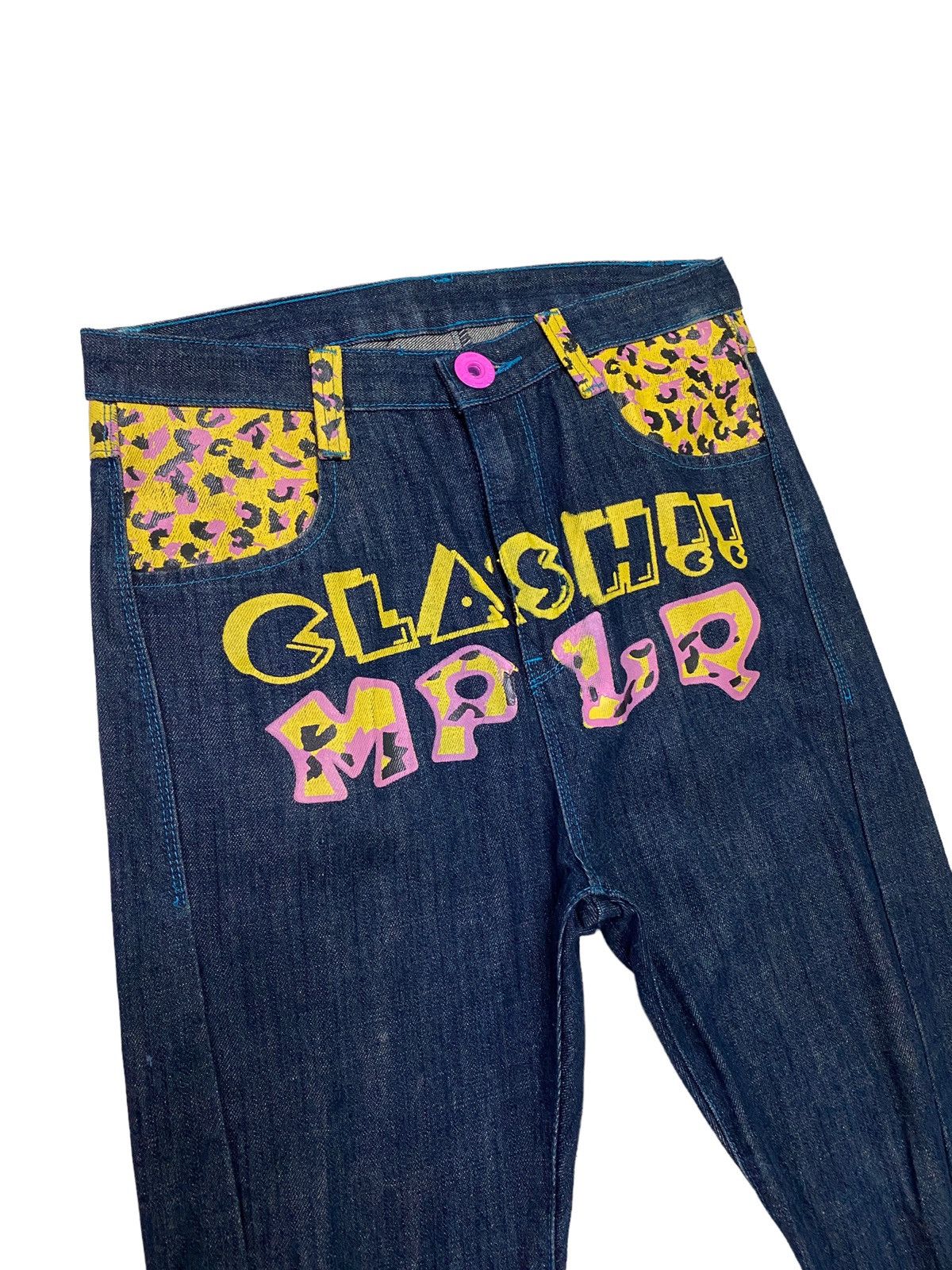 Vintage CLASH!! MPLQ Daicock Printed Denim Jeans S45k - 7