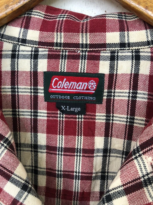 Vintage - Vintage Coleman Plaid Tartan Double Pocket Button Up Shirt - 4