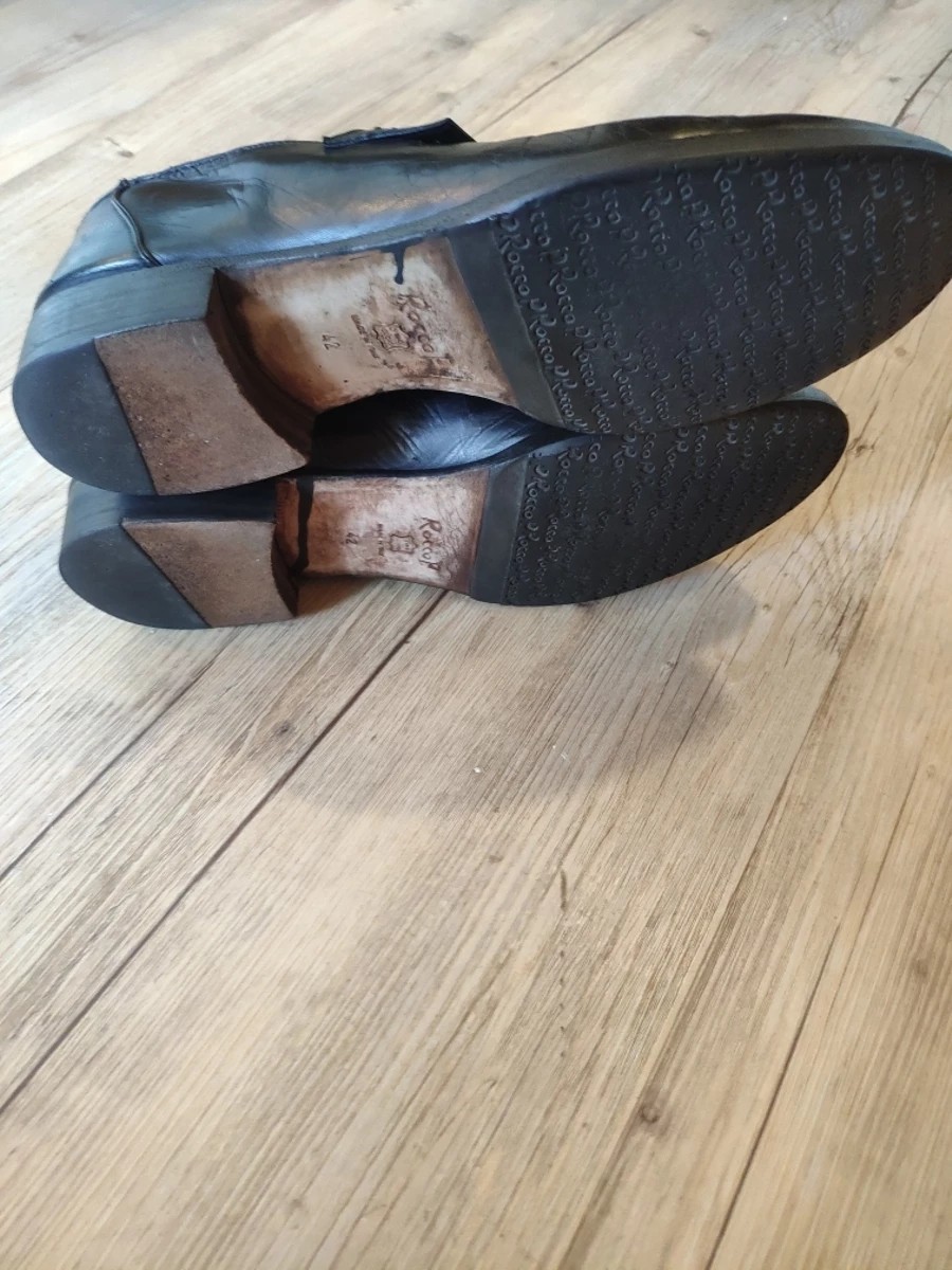 Rocco P. - Black calfskin loafers.Like Gucci or Berluti - 7