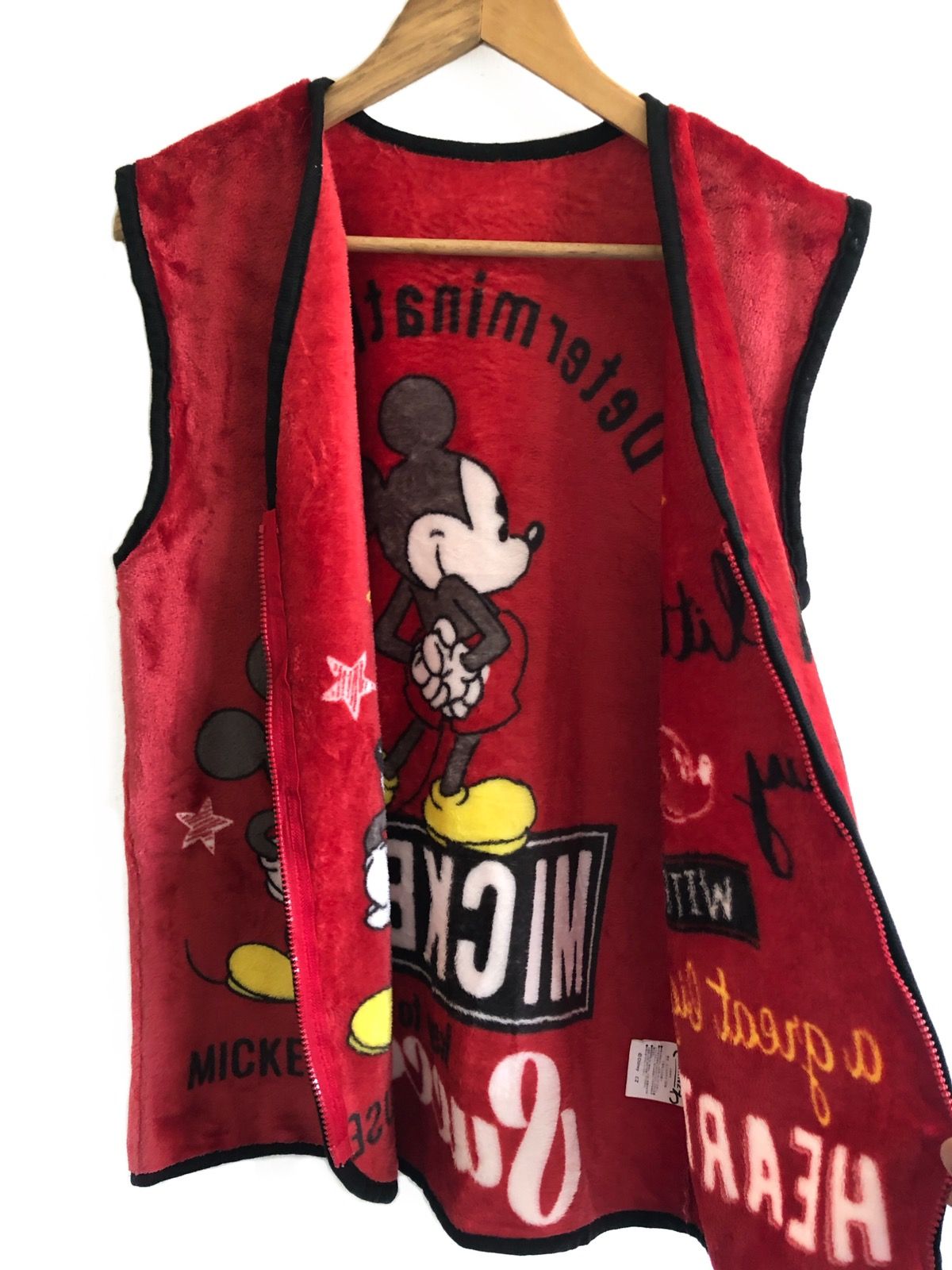Vintage 80s Mickey Mouse cardigan vests - 5