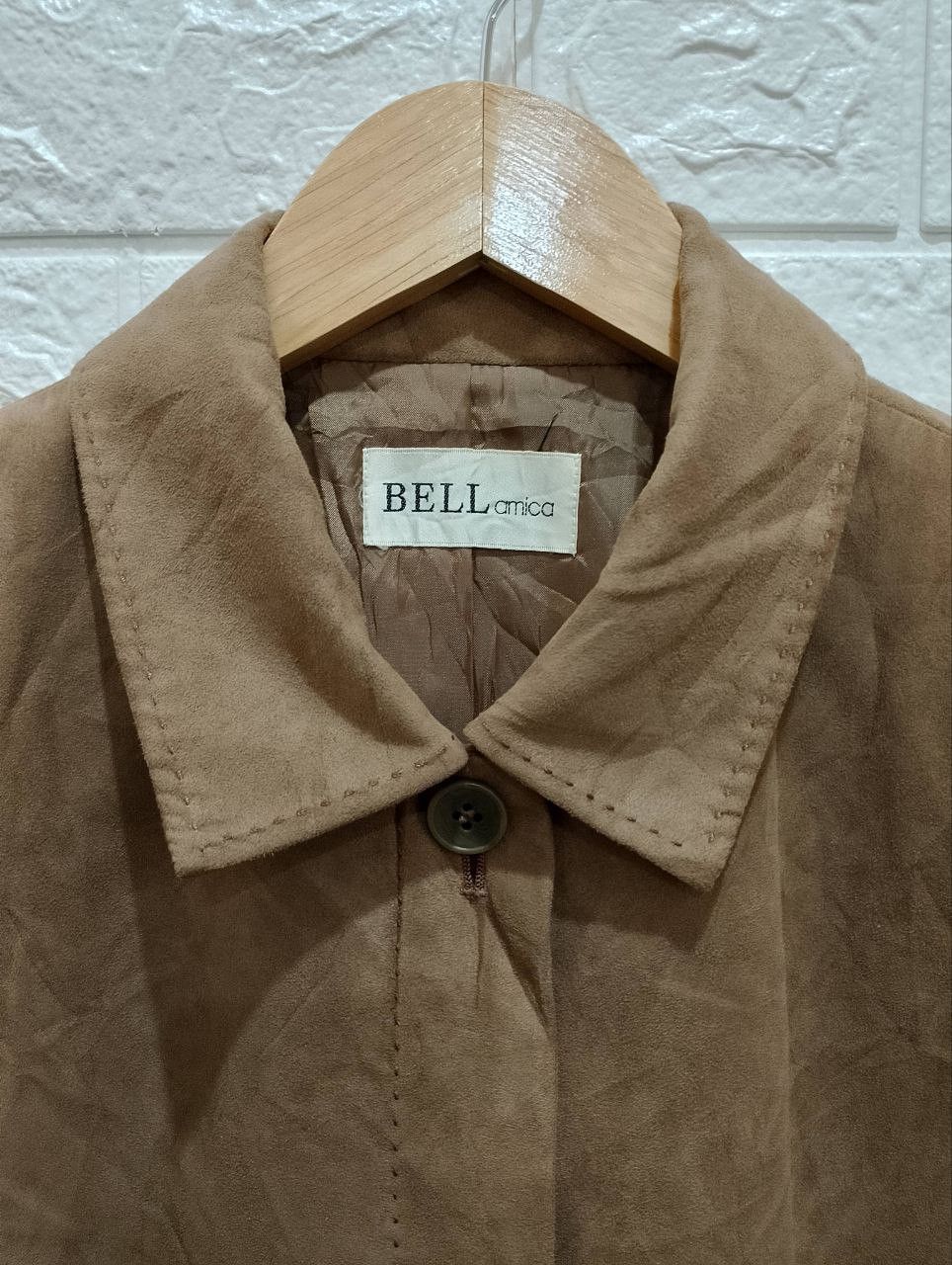 Archival Clothing - BELL AMICA Brown Japan Brand Jacket - 5