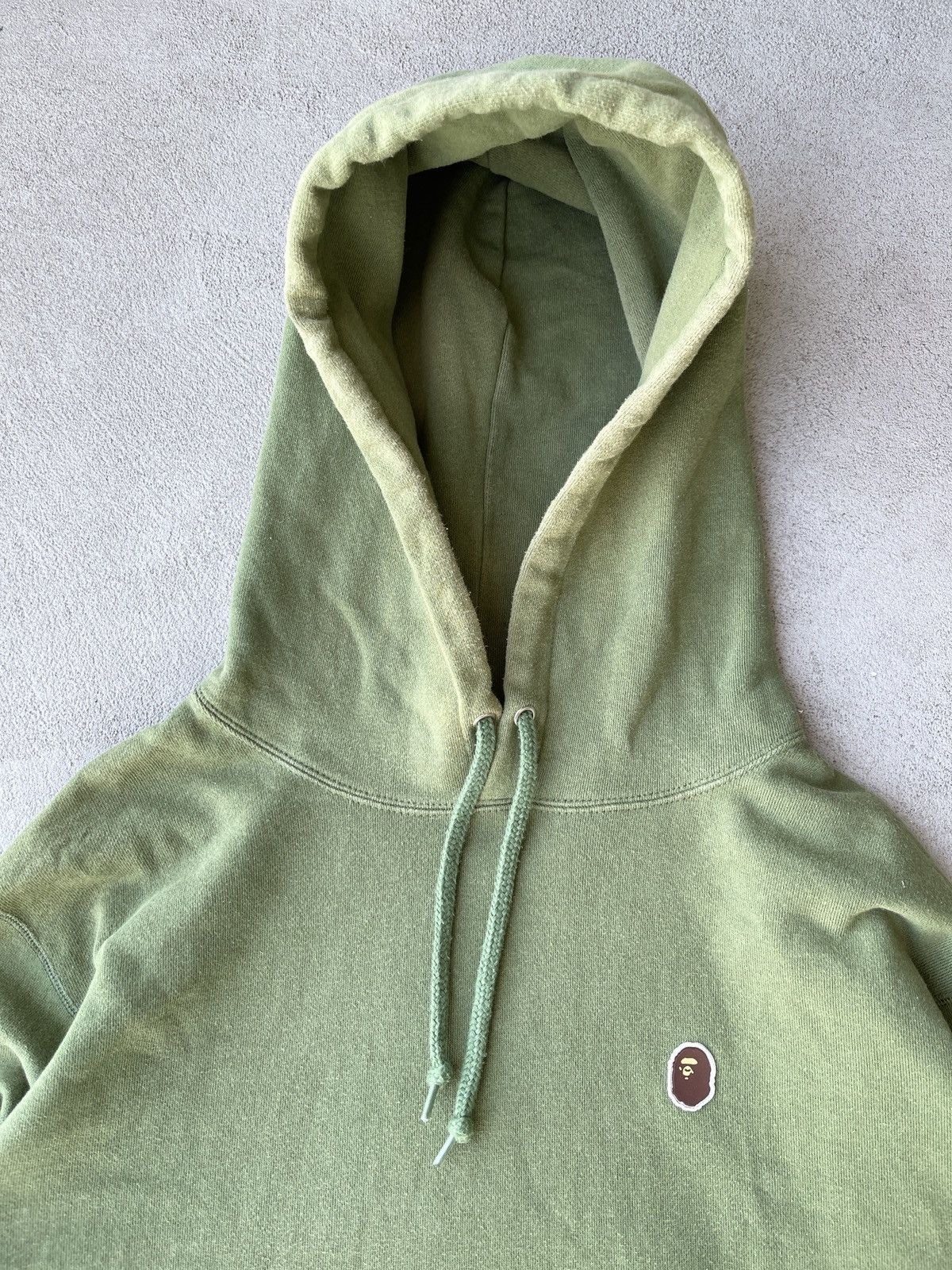 Bape Ape Head Green Hoodie (XL) - 2