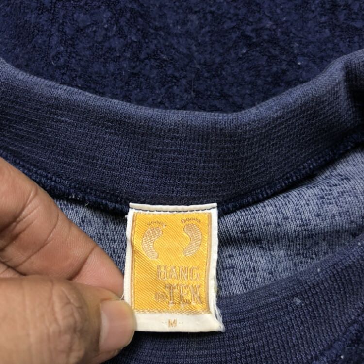 Vintage Sweatshirt Fleece HANG TEN Size M Fit To S - 2