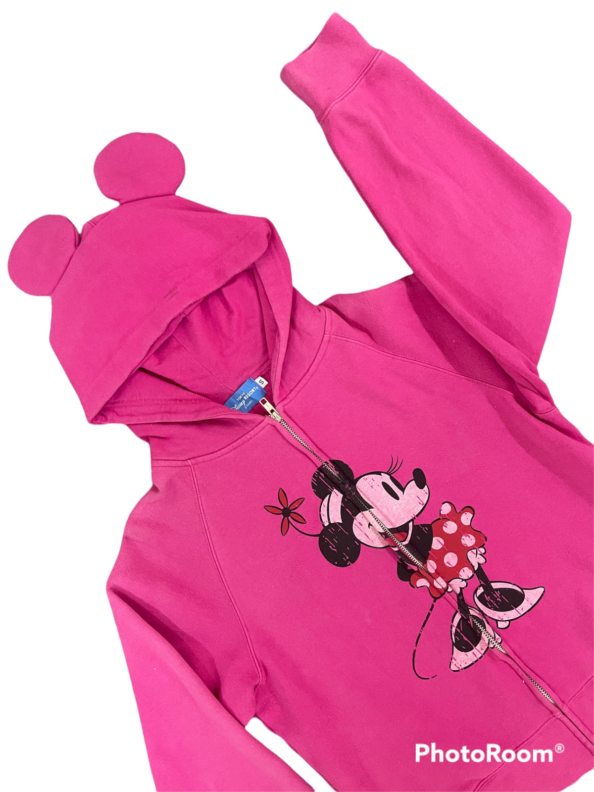 Mickey Mouse - Minnie / Disney Zip Up Hoodie Japan Designer / Vintage - 1