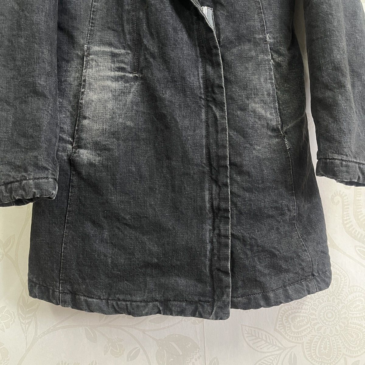Black Vintage Cerruti Jeans Quilted Italian Jacket - 10