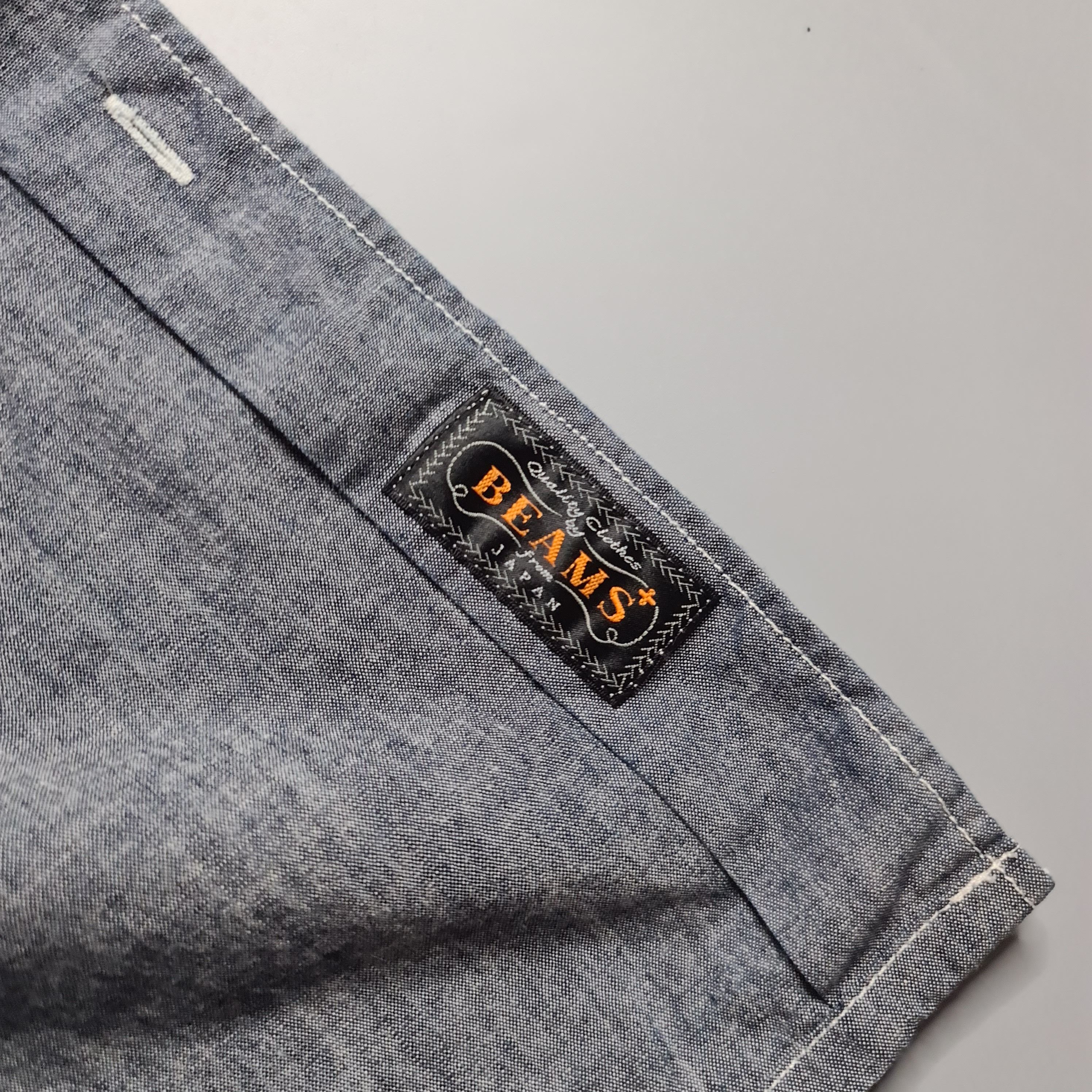 EG x Beams Plus - Cone Chambray - Long Work Shirt - 7