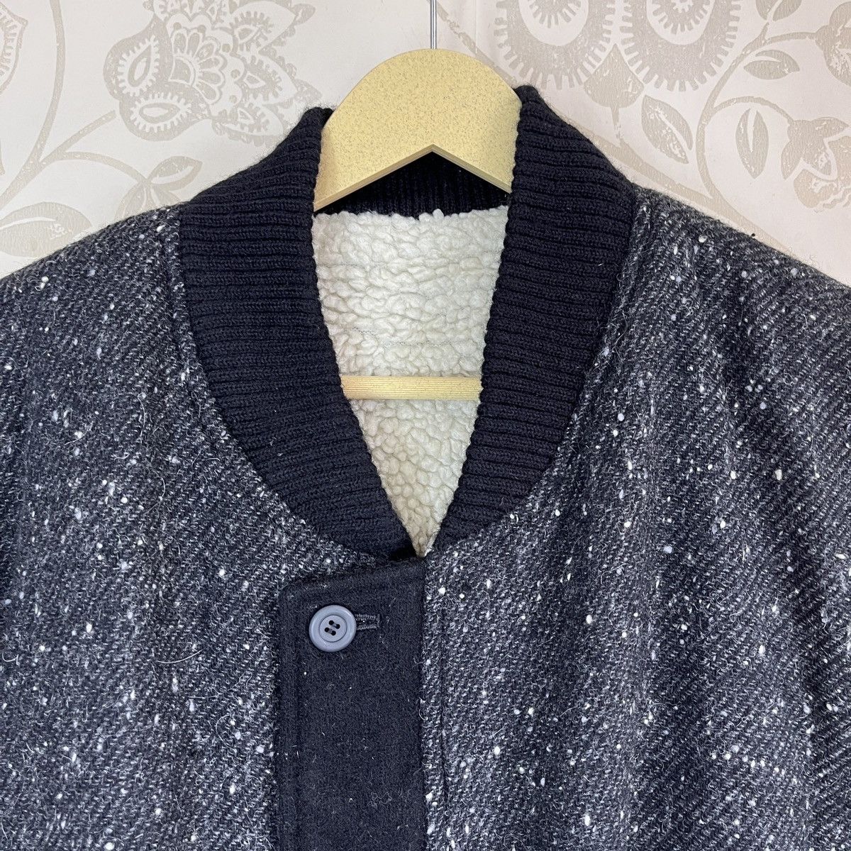 Vintage - Ithaca Bomber Knit Sweater Wool Japanese Designer - 5