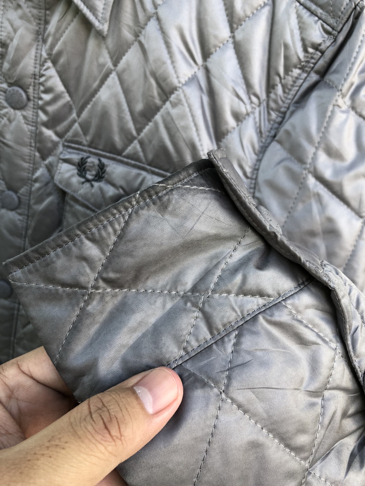 Quilted Snap Button Jacket - 7