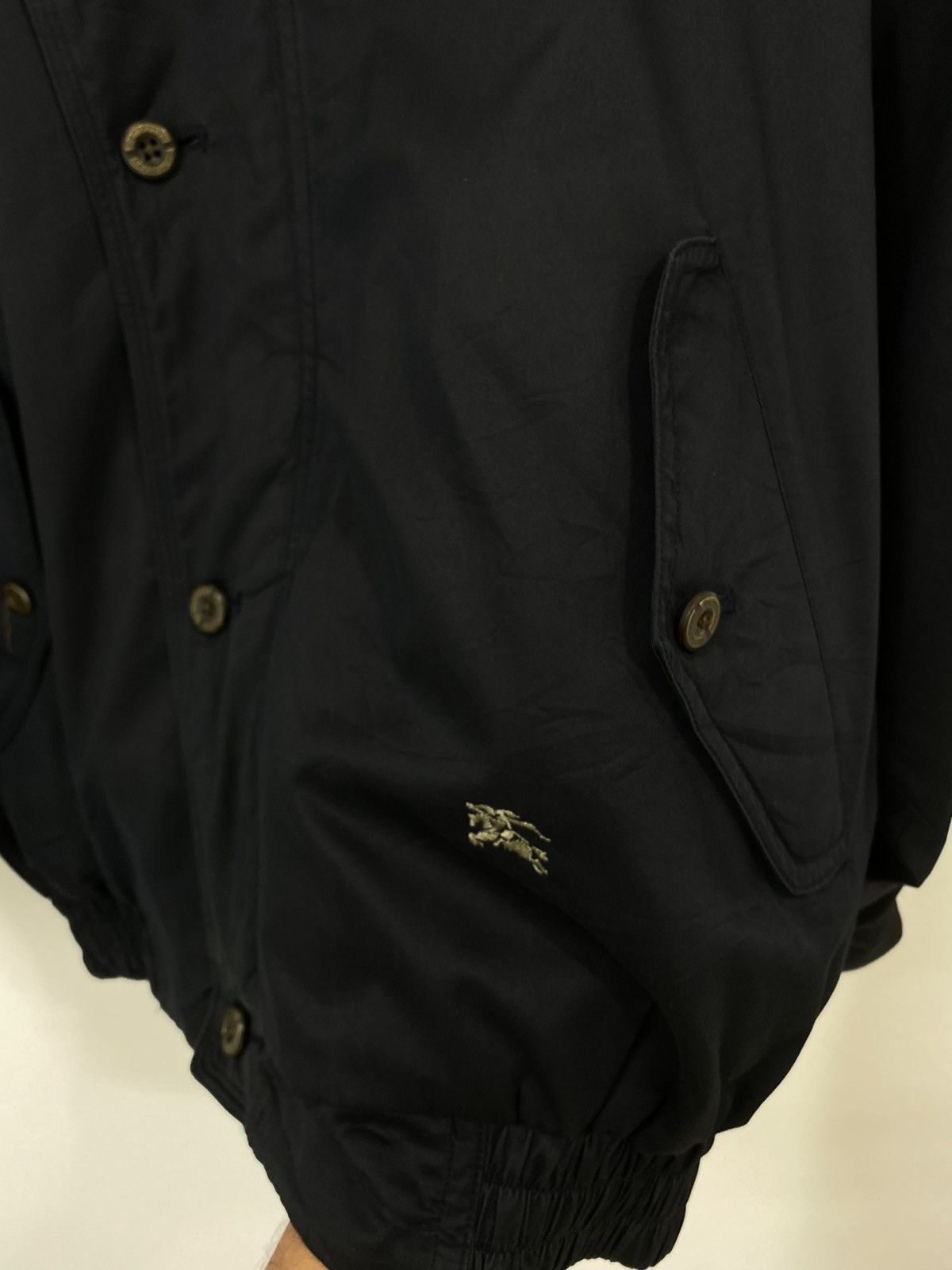 Vintage Burberry Wool Collar Design Light Jacket Design - 6