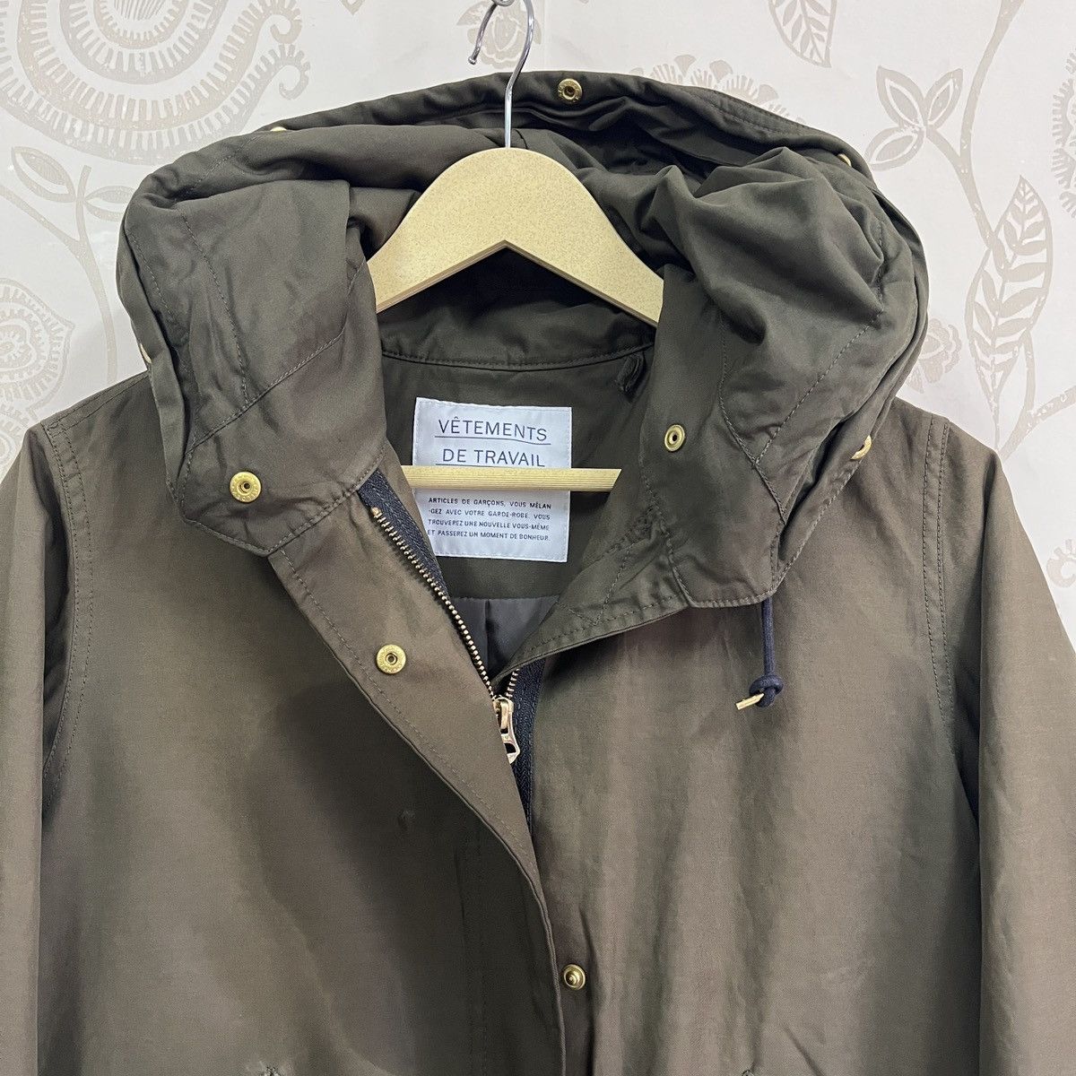 Japanese Brand - Vetements De Travail Long Parka Coat Fishtail Jacket Hooded - 19