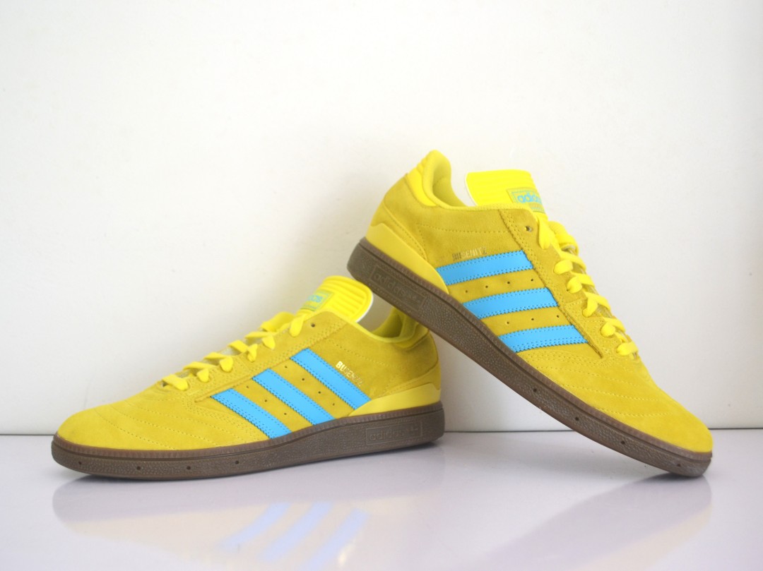 Adidas Skateboarding Busenitz Pro (Gum Sole) Sneakers/Shoe - Yellow/Blue  - 1