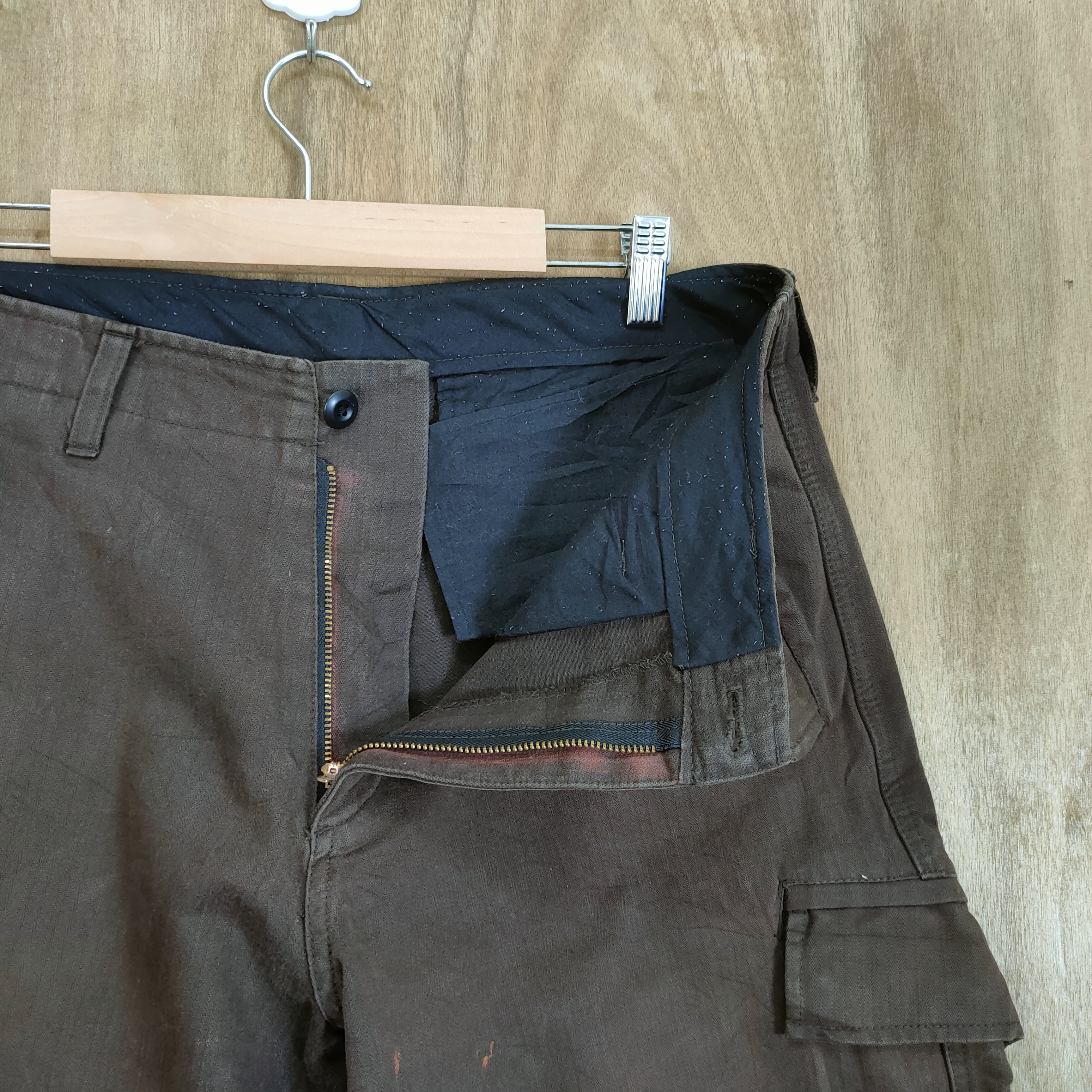 Vintage - PPFM BROWN CARGO PANTS - 13