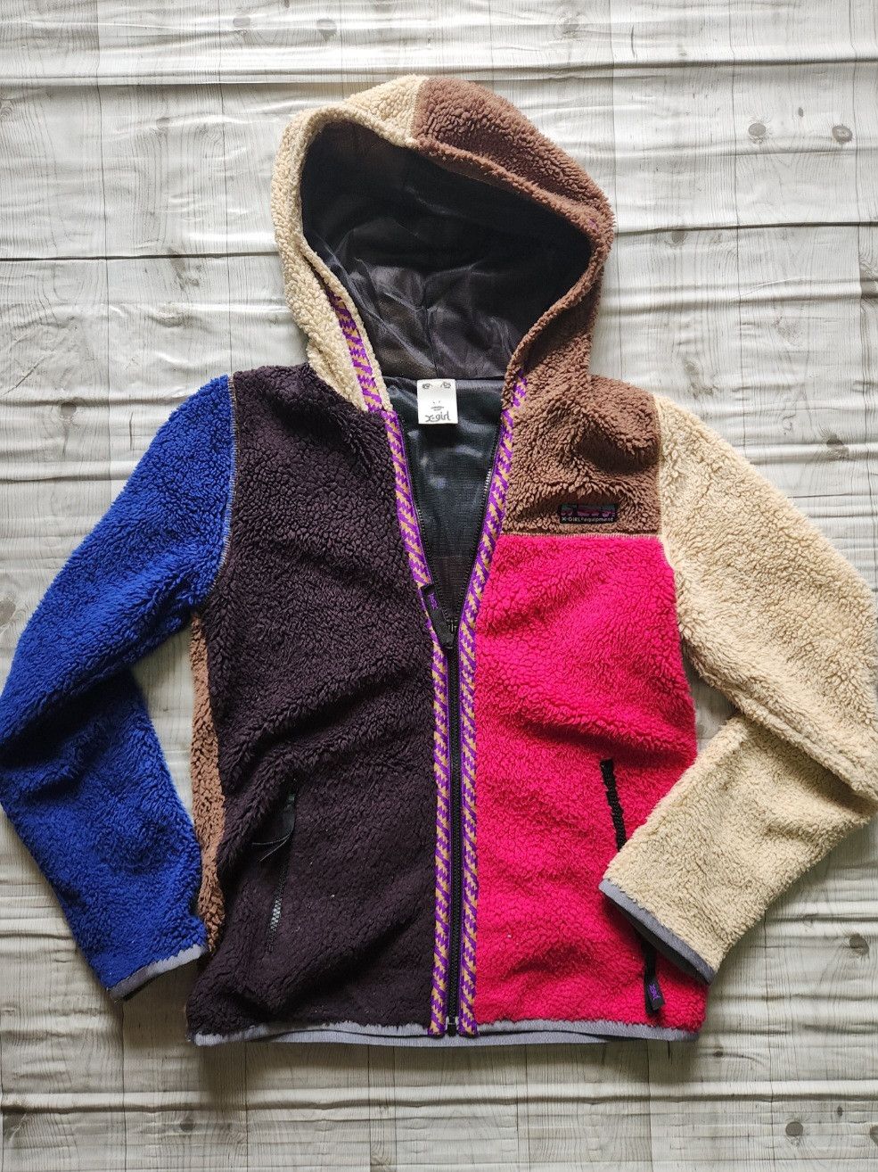 X-Girl Colorful Sweater Hoodie - 1