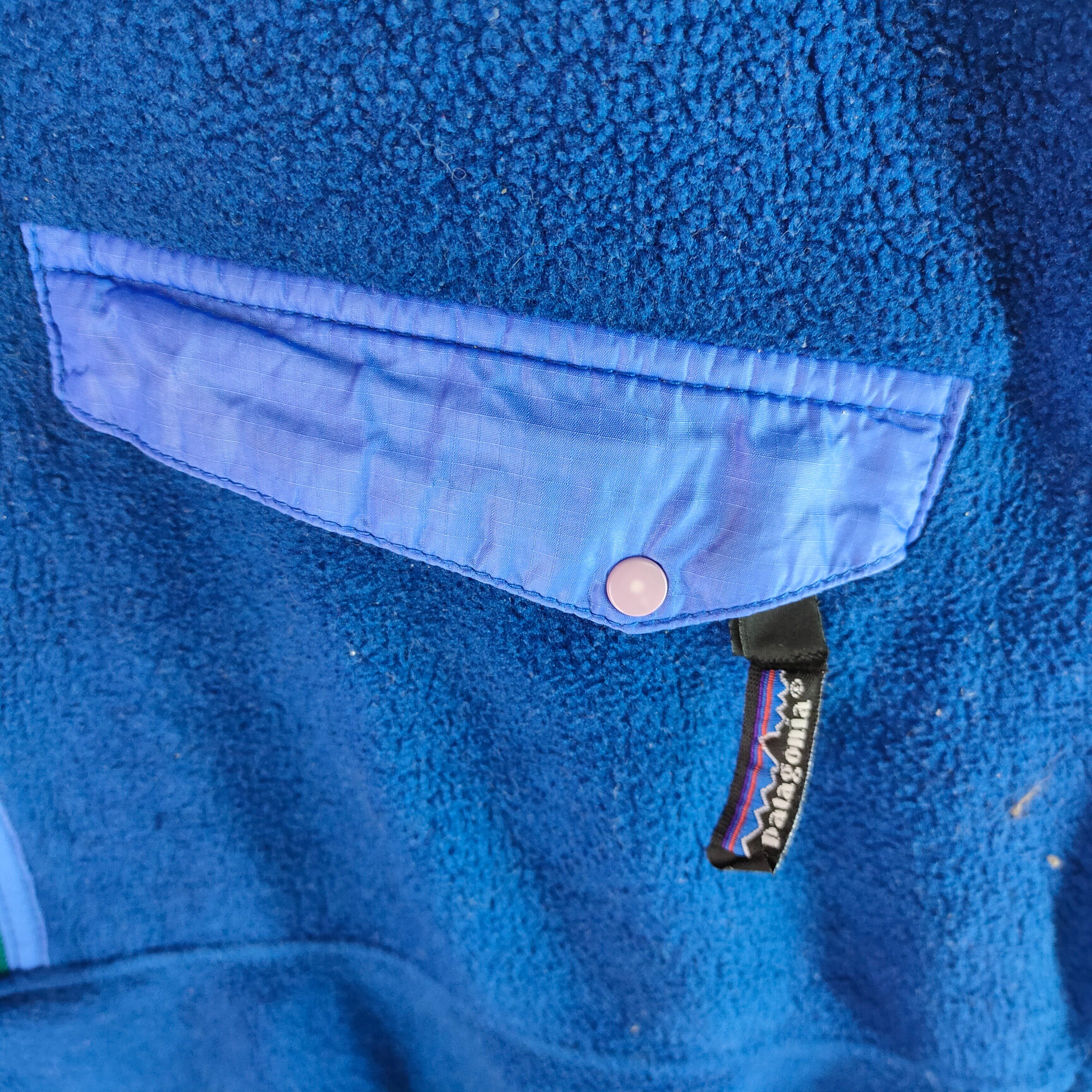 VINTAGE PATAGONIA Made in USA Single Pocket Fleece Shirt - 2