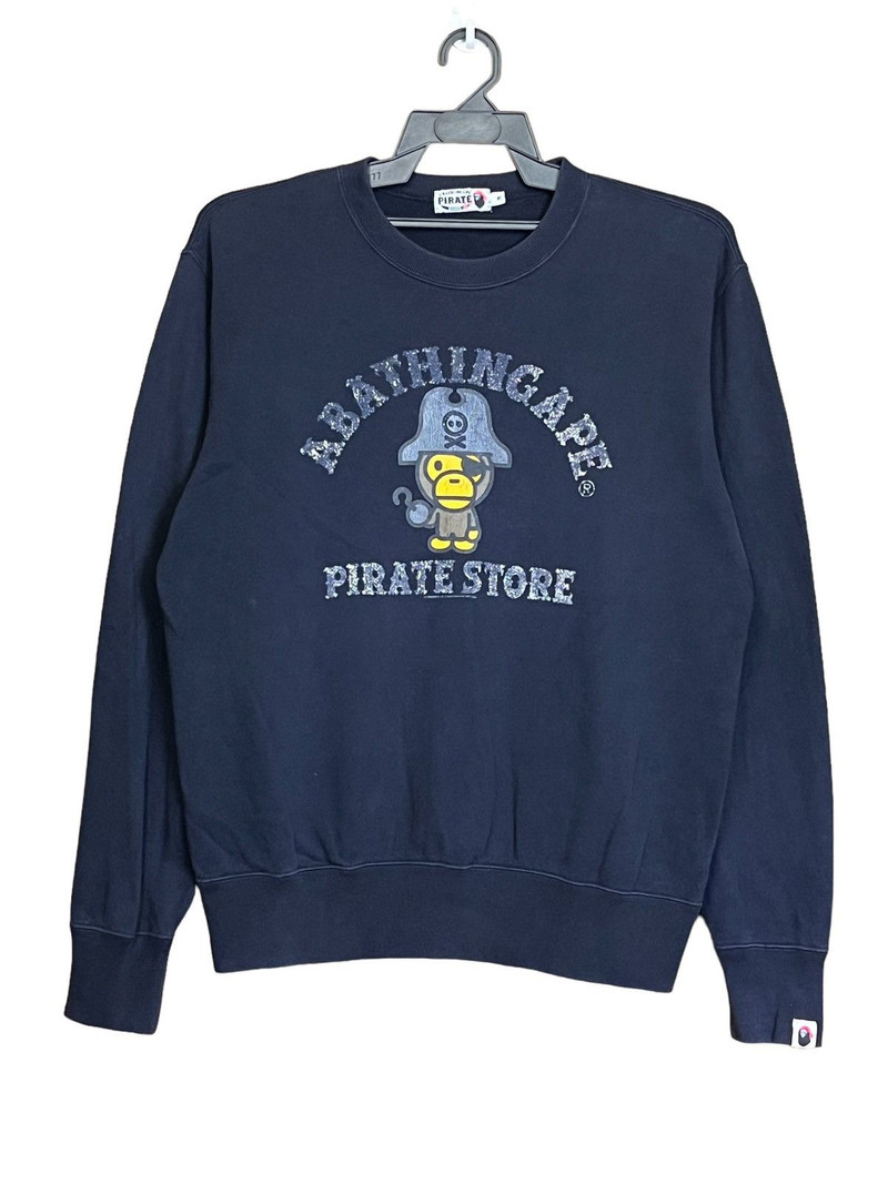A BATHING APE BAPE PIRATE STORE CREWNECK (2012) - 1
