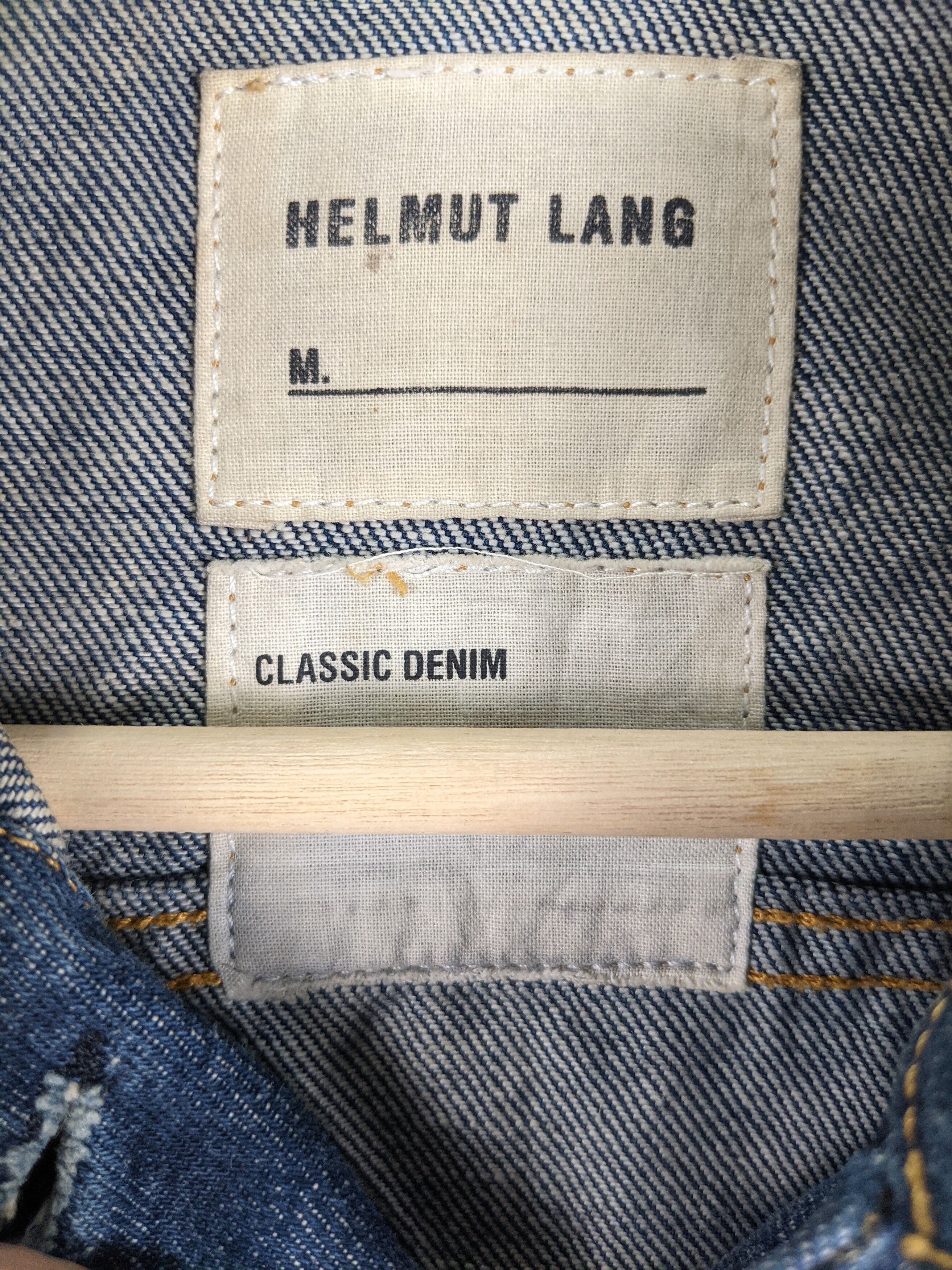 Helmut Lang Classic Denim Jeans Trucker Jacket - 4