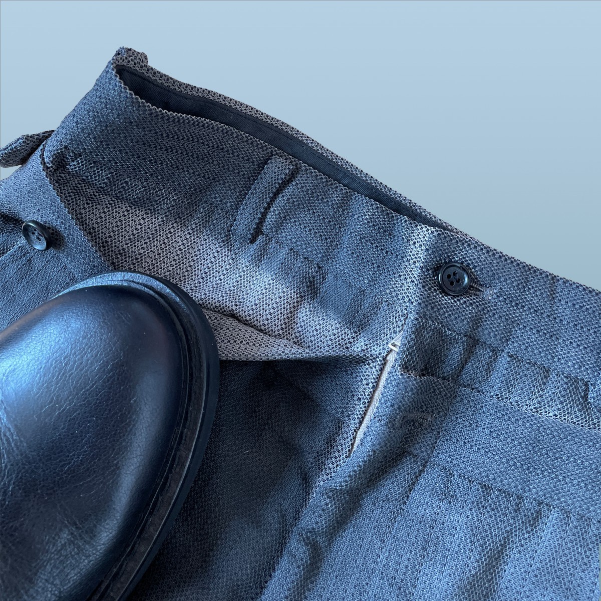 CDGH+ Double resin coated pants (2002) - 4