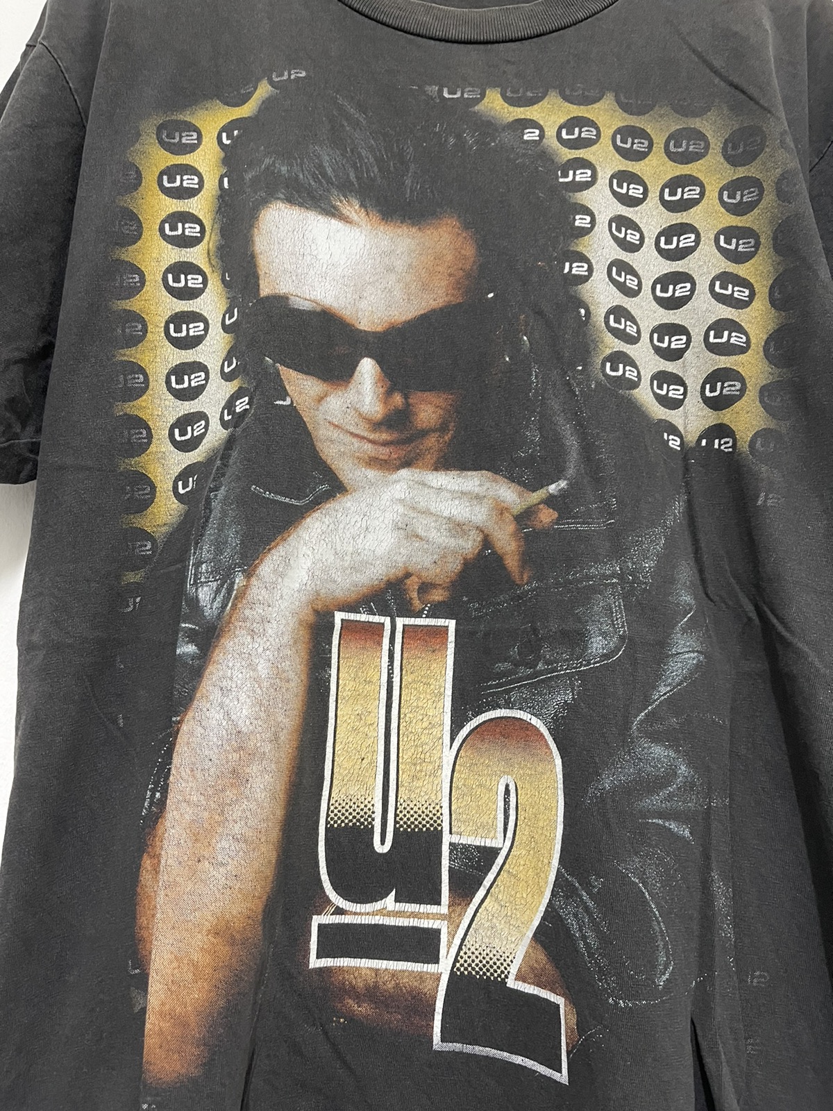 Vintage - Vintage U2 Band “ Bono Anchung Baby DISTRESSED T-Shirt A1 - 3