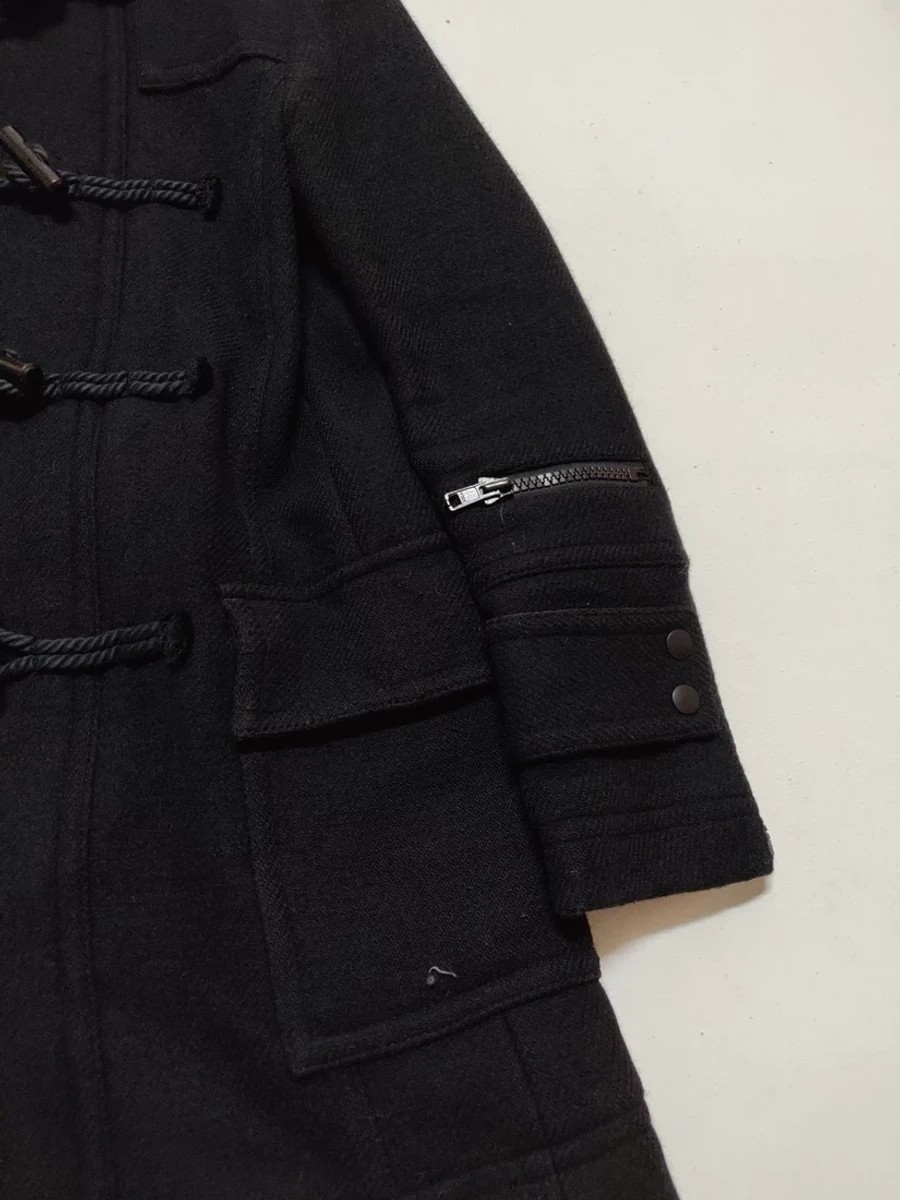 Japanese Brand - Duffel Coat Long Heavy Wool Coat Jacket - 2