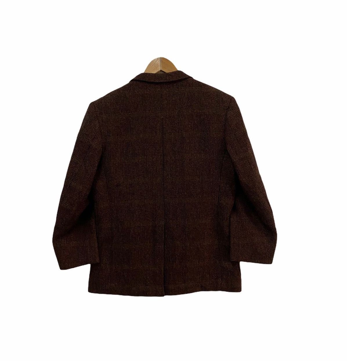 Vintage Folkland Tweed Harris Tweed Style Wool Blazer Jacket - 9