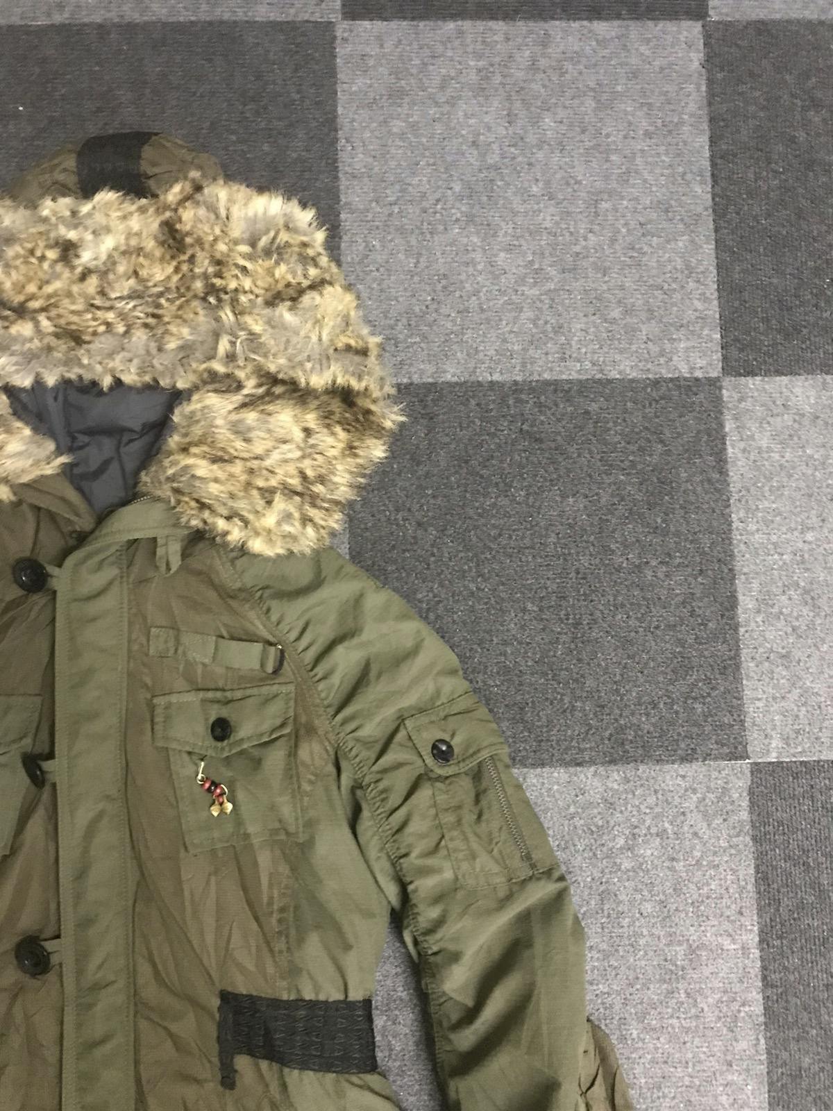 PAR7 DIESEL Italy Very Rare Archival Two Tone Military Parka - 3