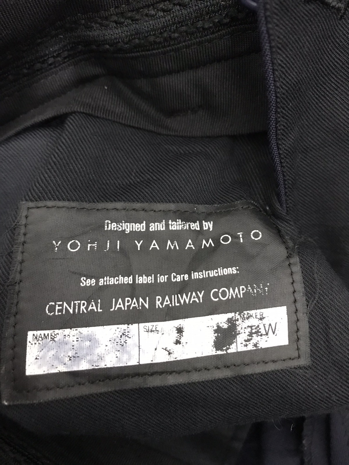 Yohji Yamamoto Central Japan Railway Company Wool Pants - 9