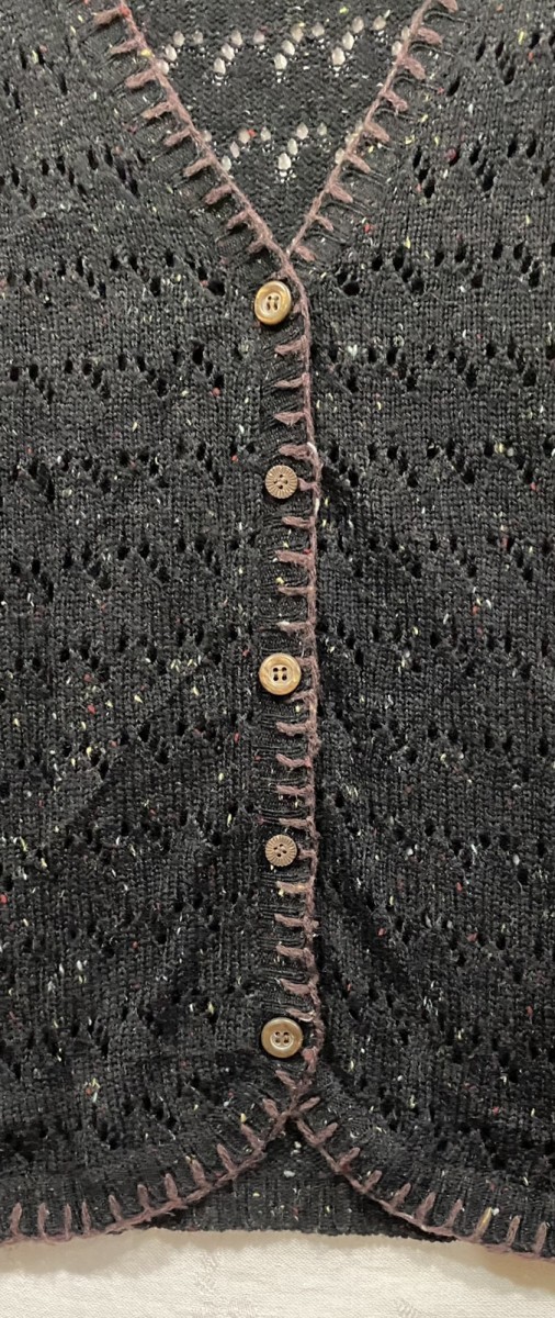 Cardigan - Un Et Demi Crocheted / Knitted Wool Blend - 9
