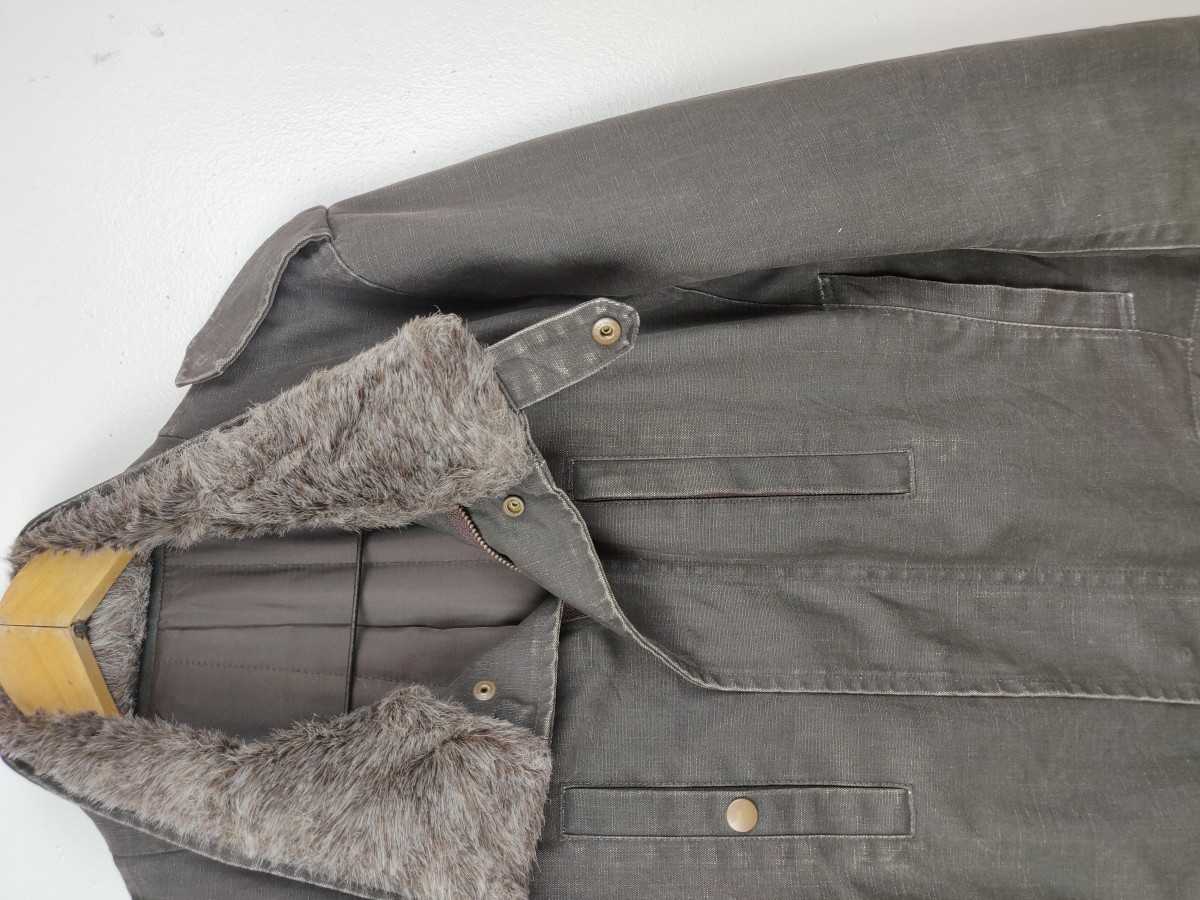 Boycott - Detachable Fur Motor Coat - 4