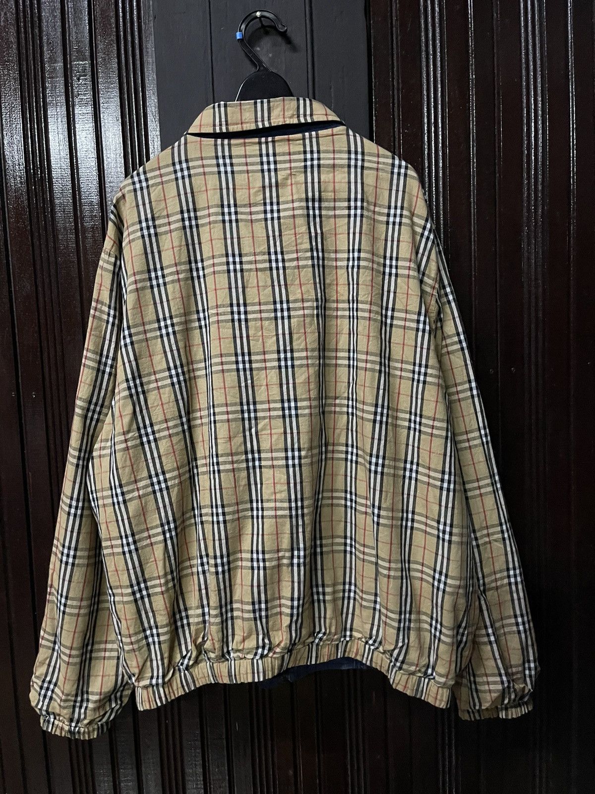 🔥💰BINDING OFFER💸NOVA CHECK BURBERRY LONDON REVERSIBLE JACKET - 3