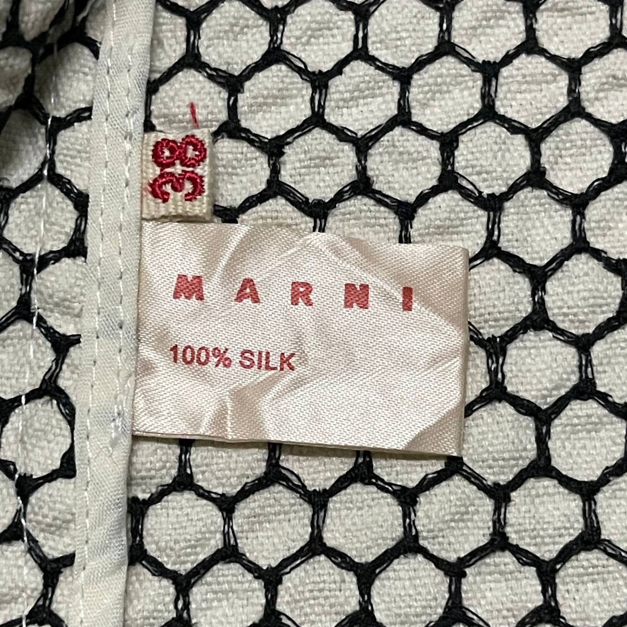 Rare Marni Silk Jacket Sleeveless - 12