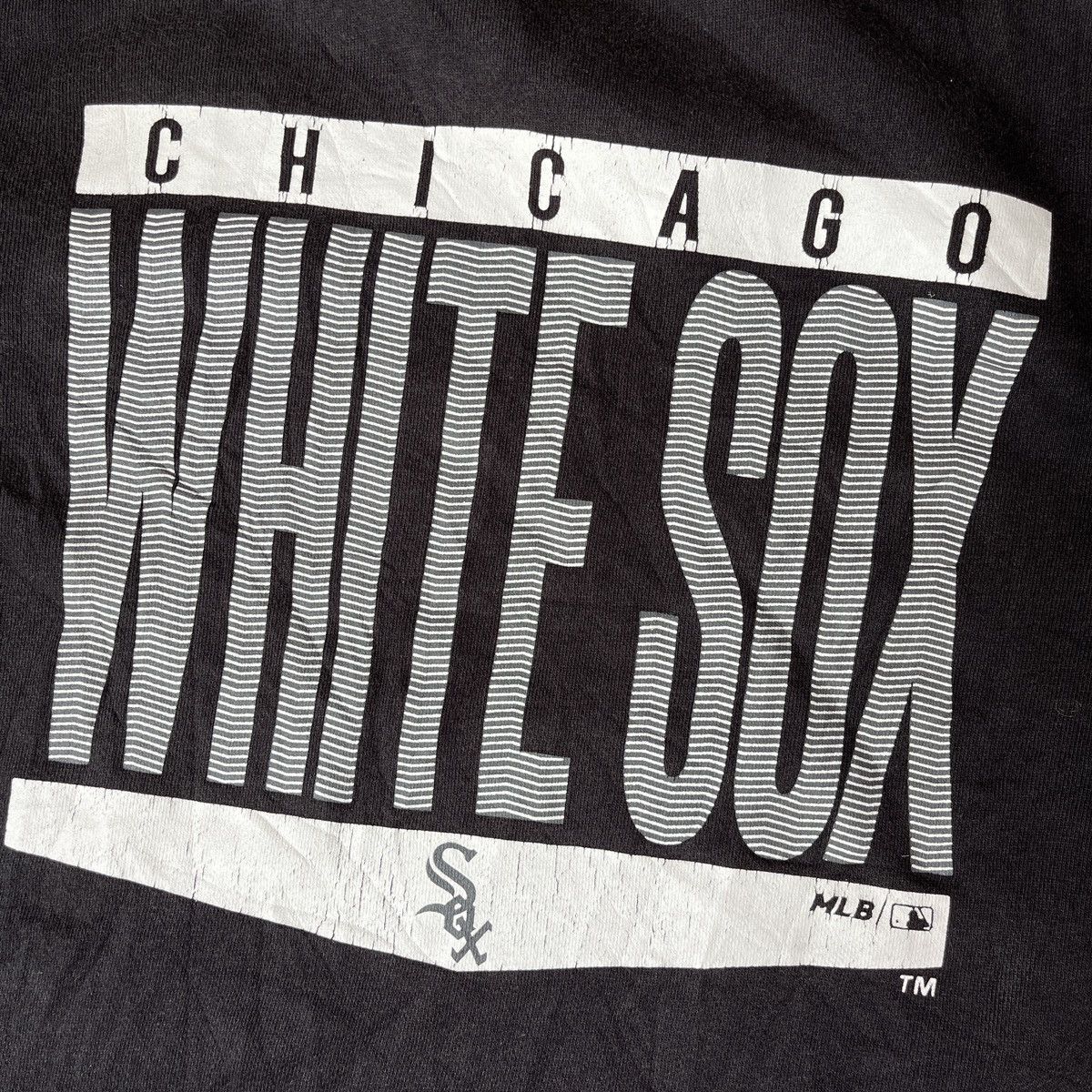 Vintage Pullover Y2K Chicago White Sox MLB Sweatshirts Black - 14