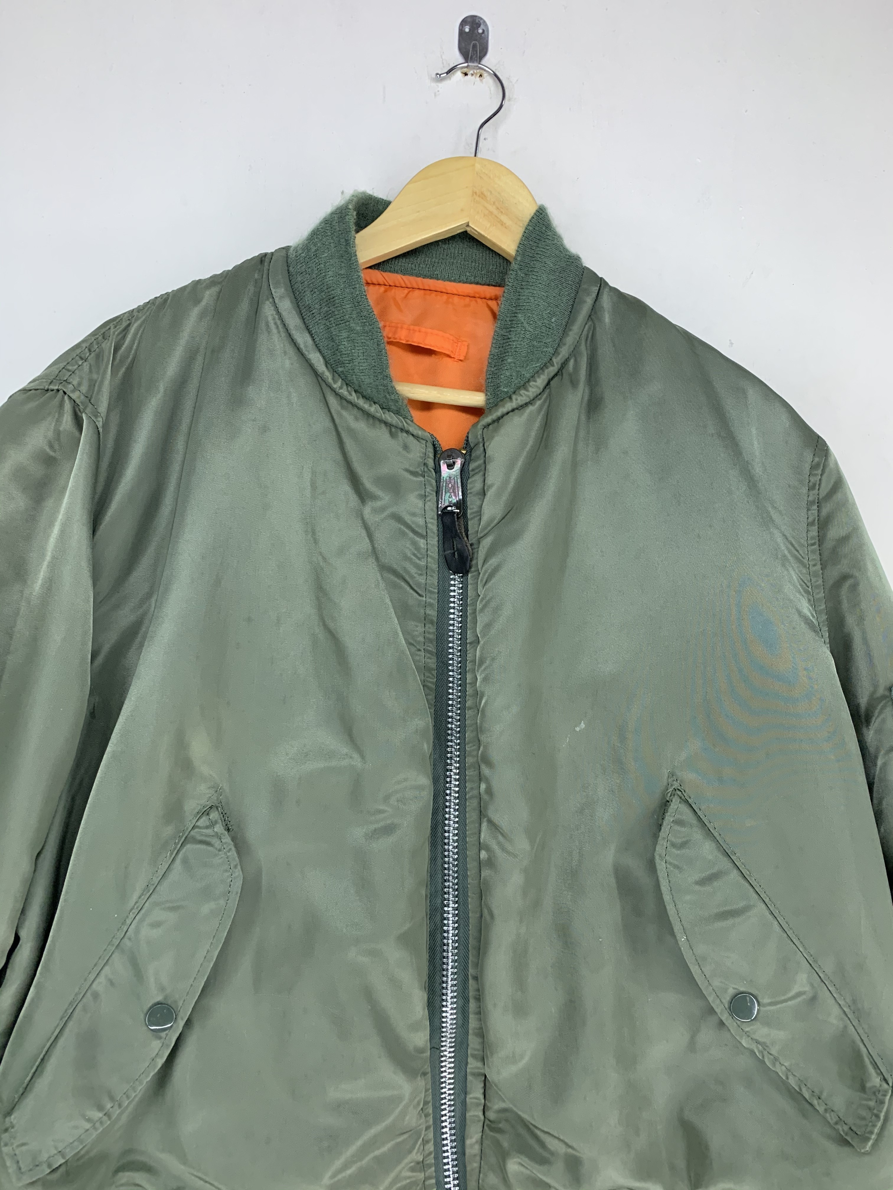Alpha Industries - Vintage Alpha Industries USA Reversible MA-1 Bomber Jacket - 18
