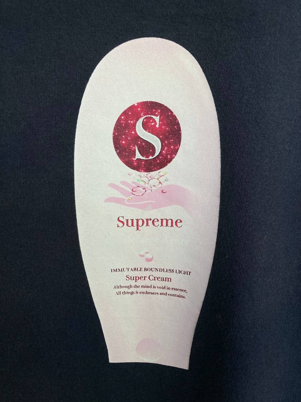 Supreme FW19 Super Cream Tee - 4