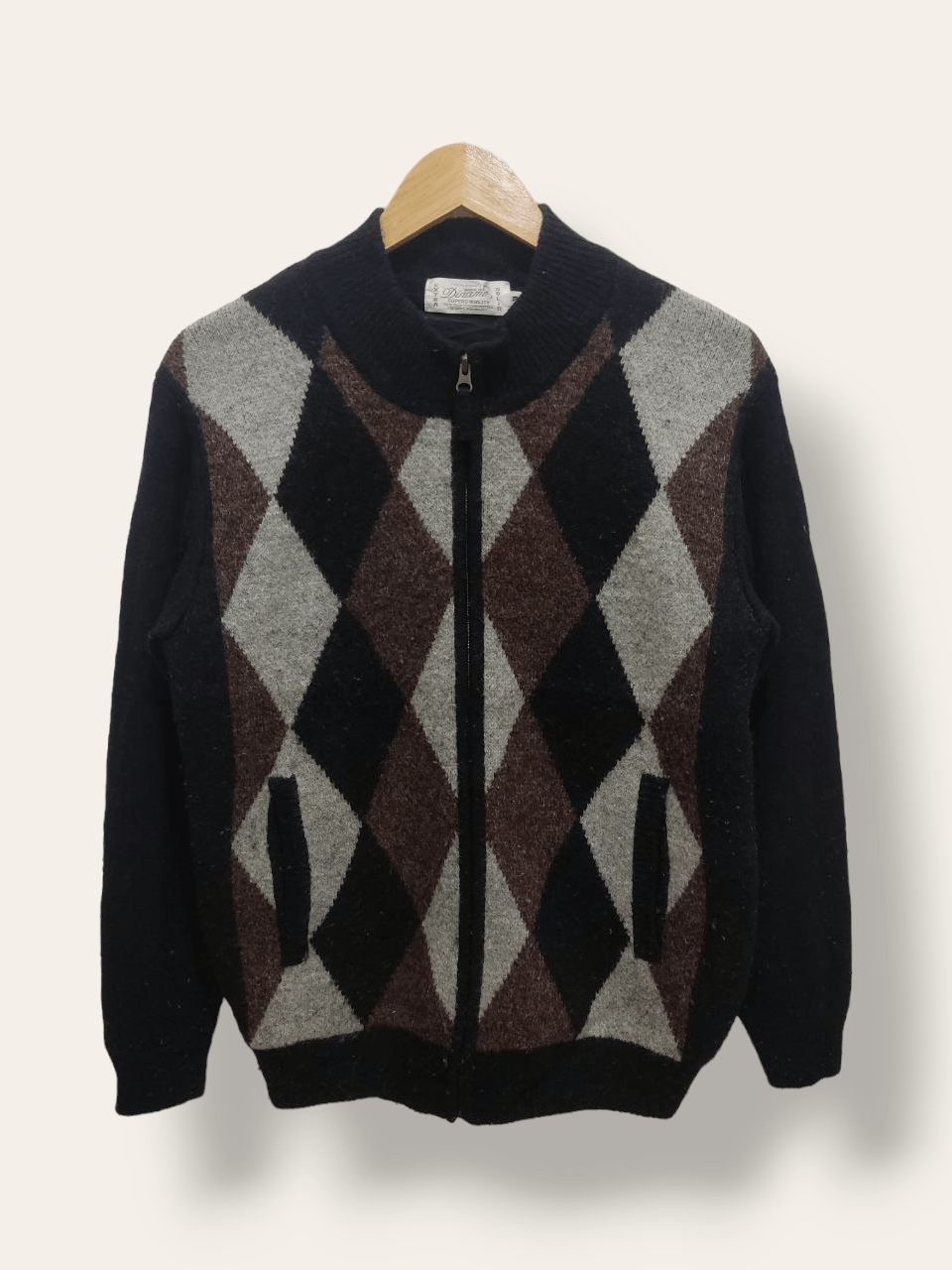 Archival Clothing - DINAMO Classic Argyle Diamond Sweater - 1