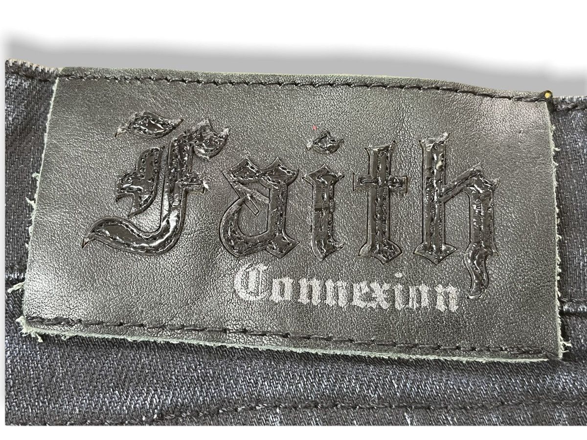 Archival Clothing - Faith Connexion Black Denim Jeans Made In Japan - 14